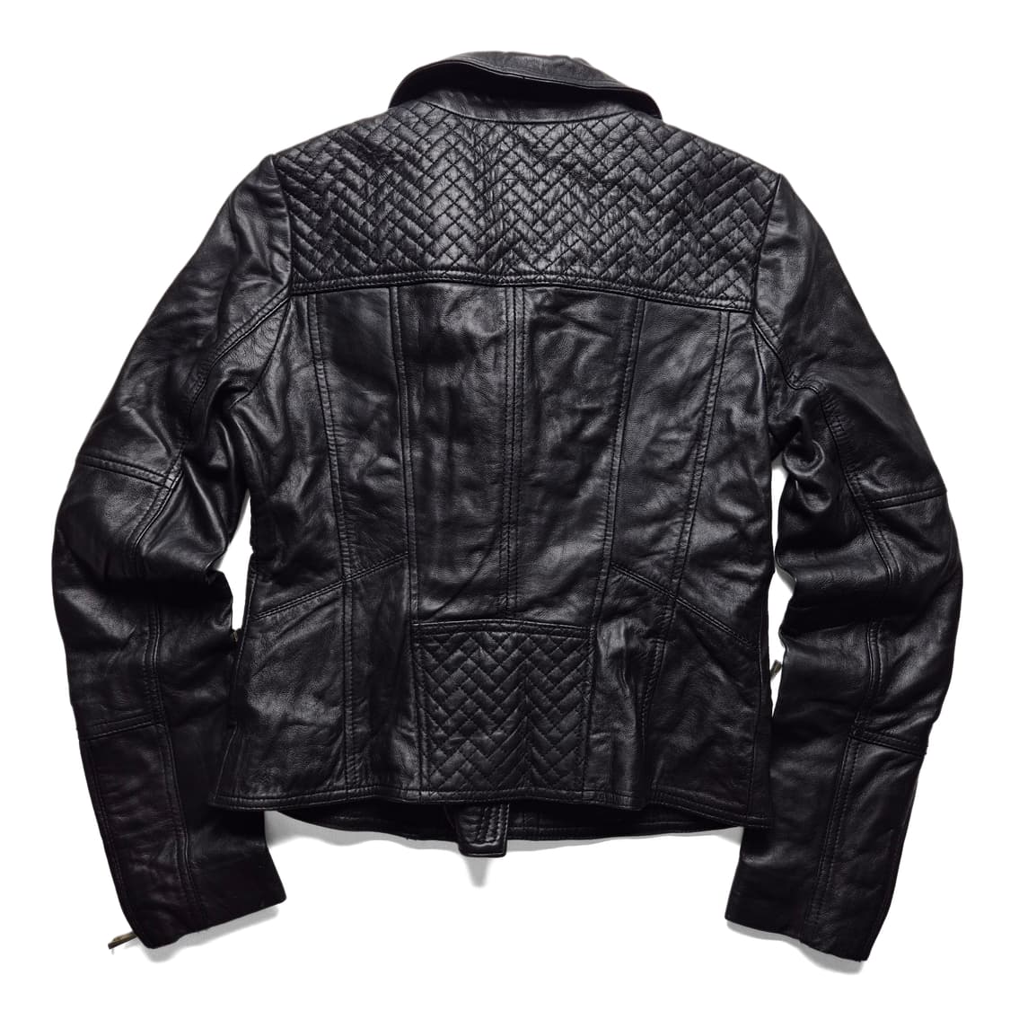 [XS] River Island 여성 리얼레더 라이더 자켓  상품이미지7