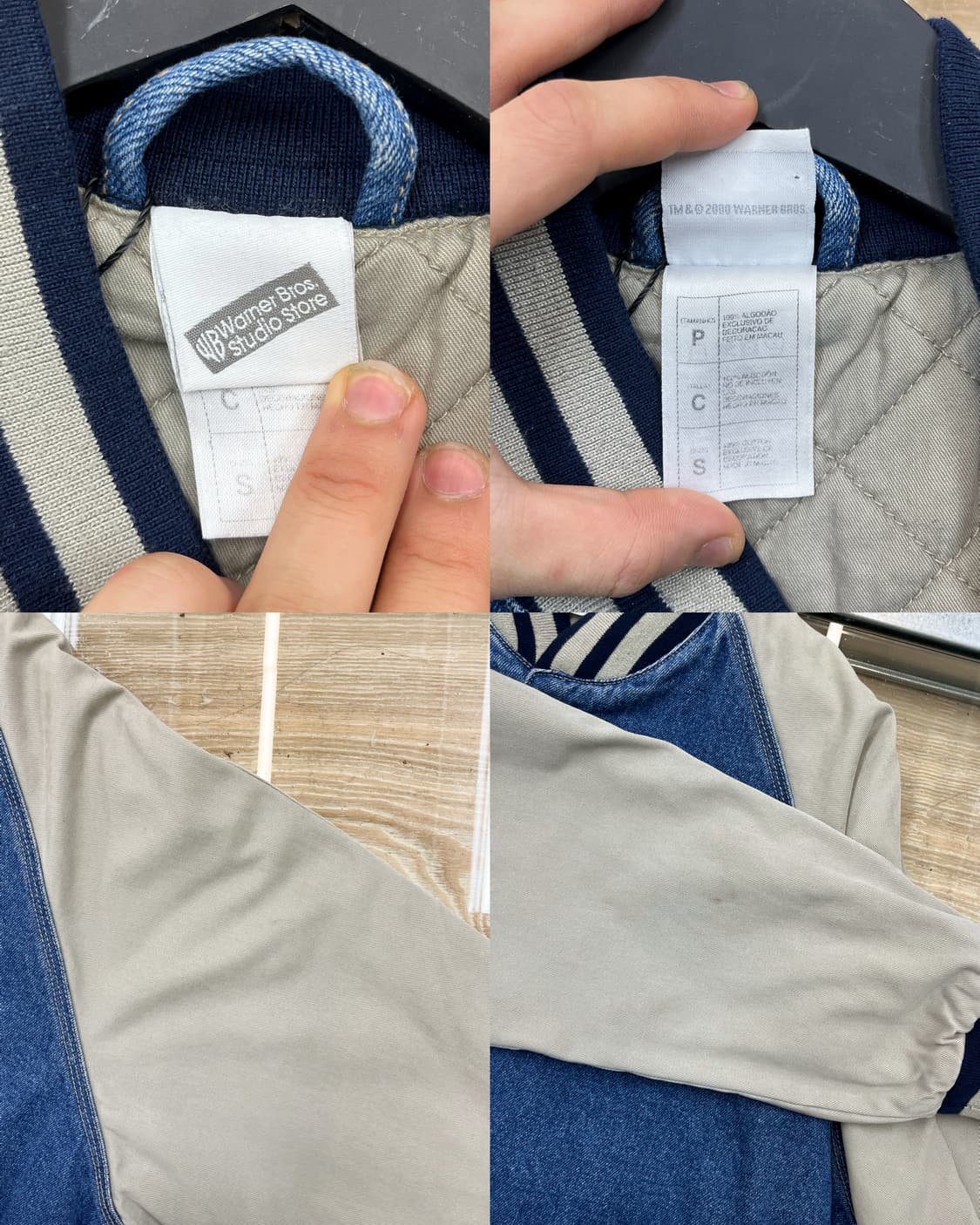 워너브라더스 루니툰즈 데님 바시티 자켓 상품이미지9