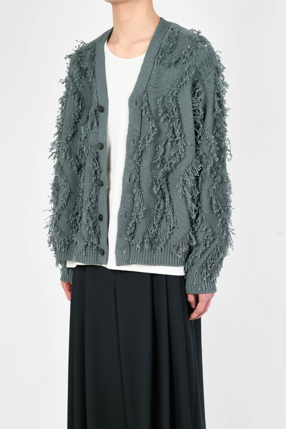 라드 뮤지션 로우게이지 프린지 가디건 상품이미지1