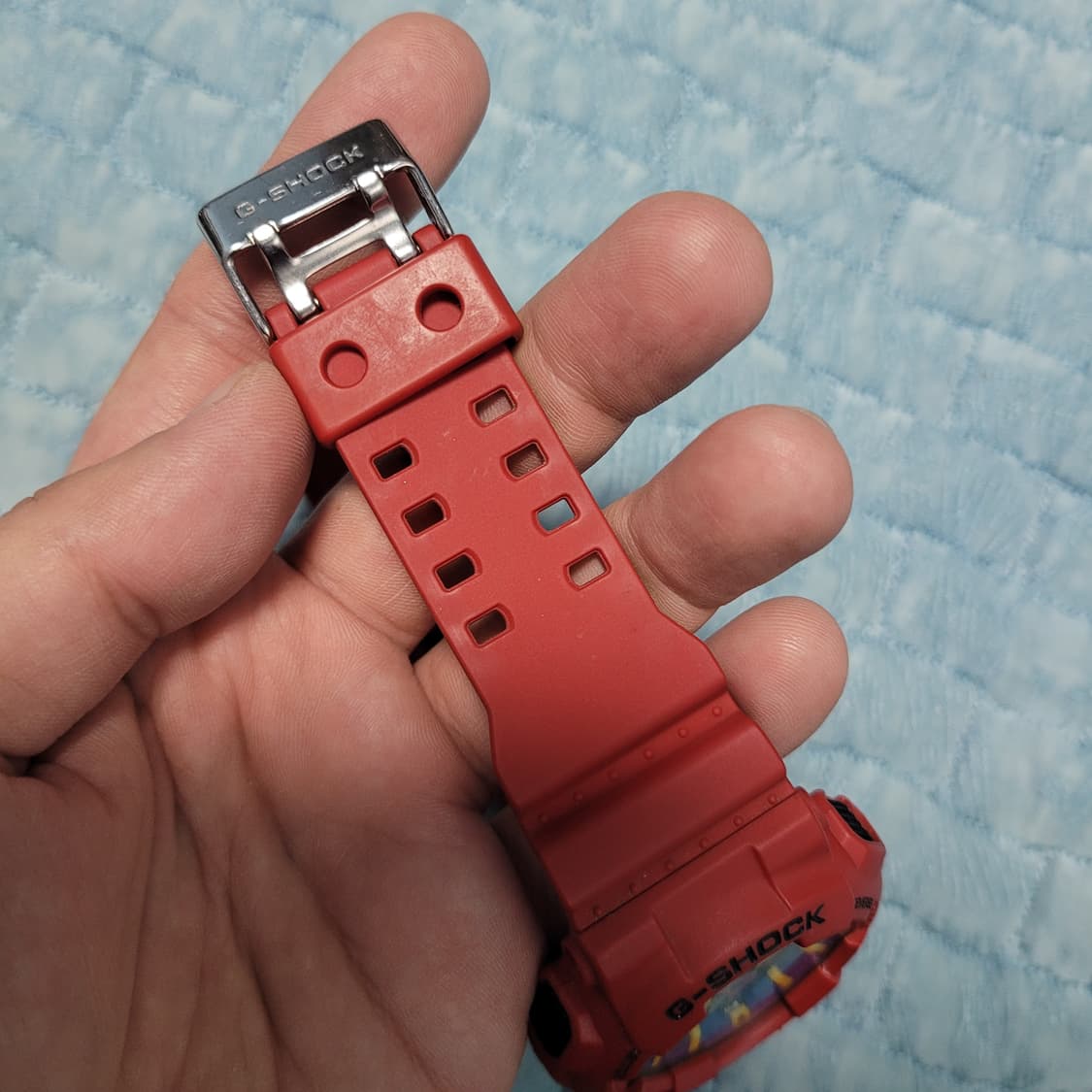 정품 지샥 GA-110FC 레고 크레이지 레드 시계  상품이미지3