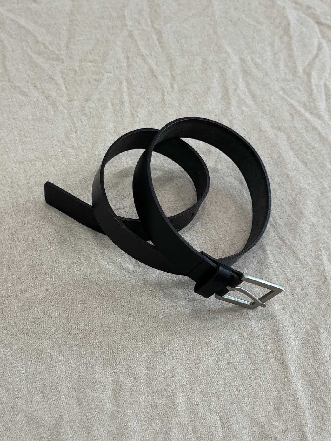 요지야마모토 레더 벨트 상품이미지1