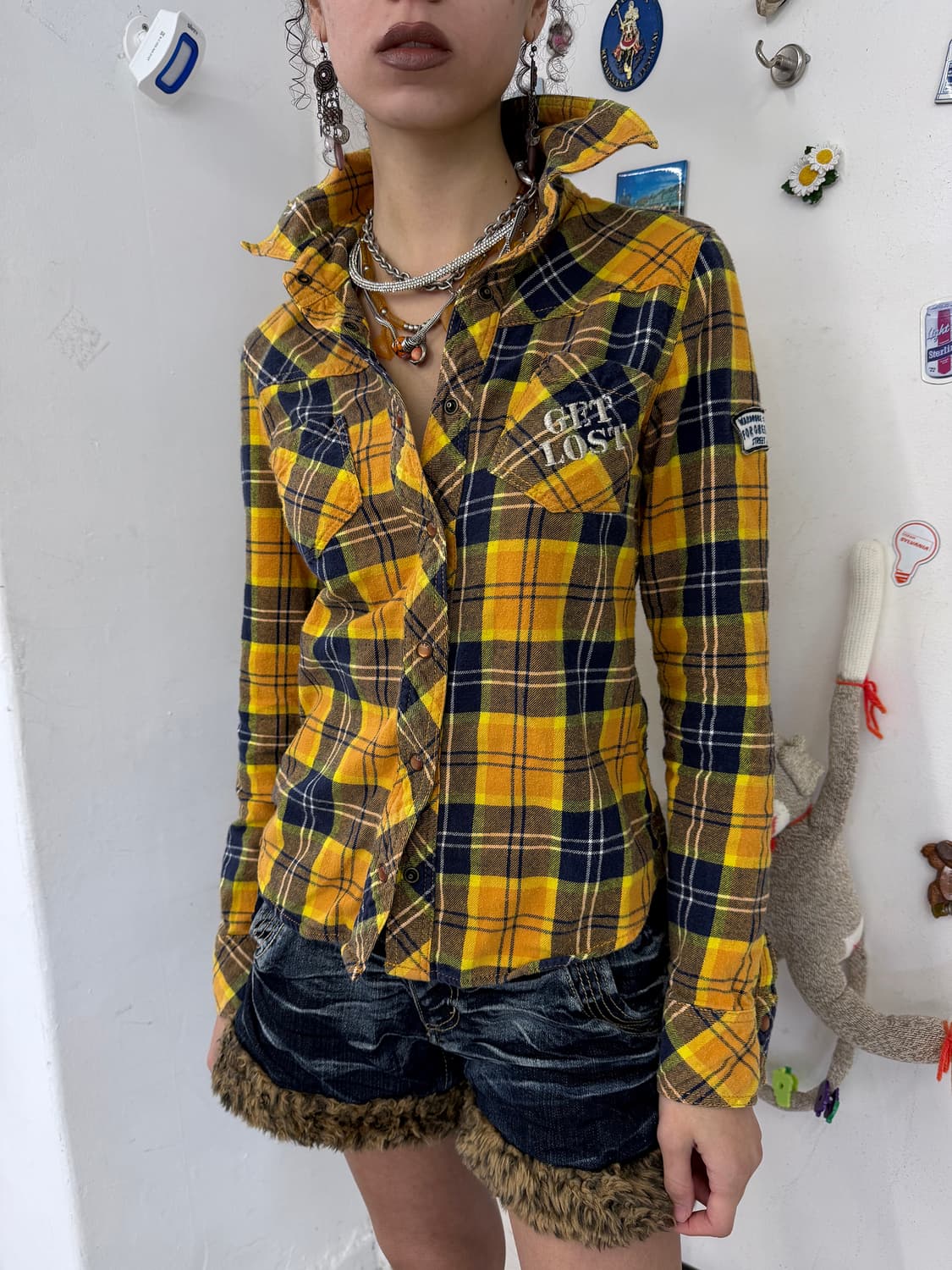 western check shirt 상품이미지3