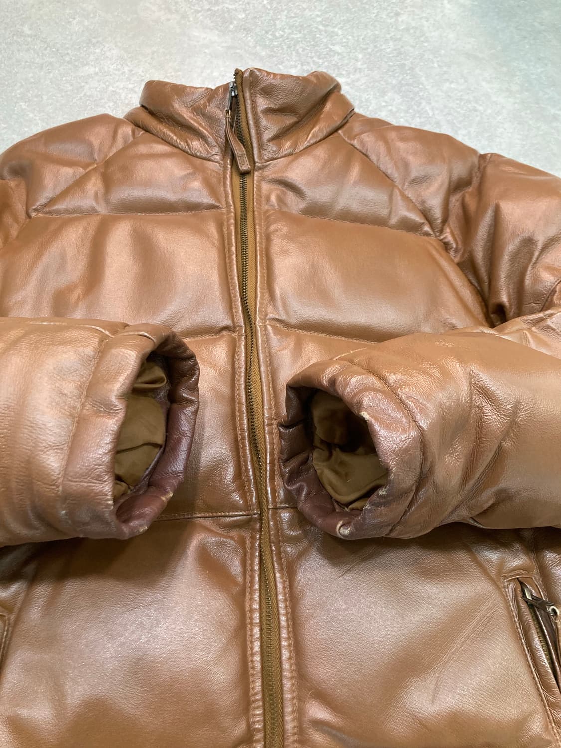 (M) 리얼레더 다운패딩 상품이미지4