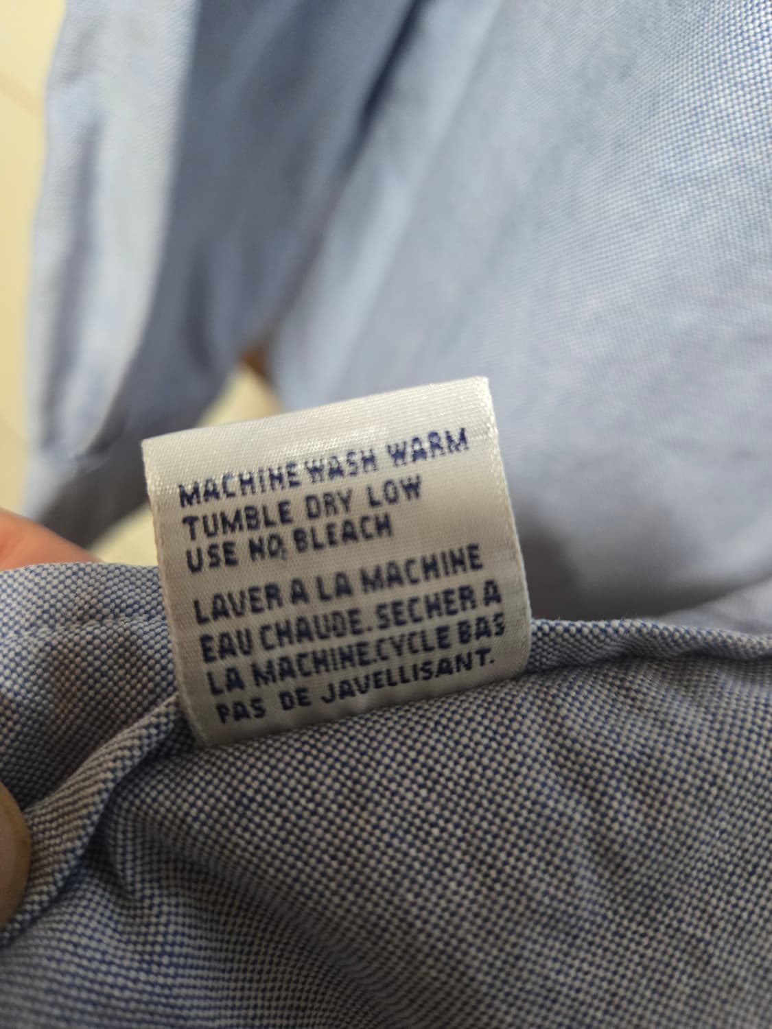 폴로랄프로렌 옥스포드 블루 긴팔셔츠 상품이미지8