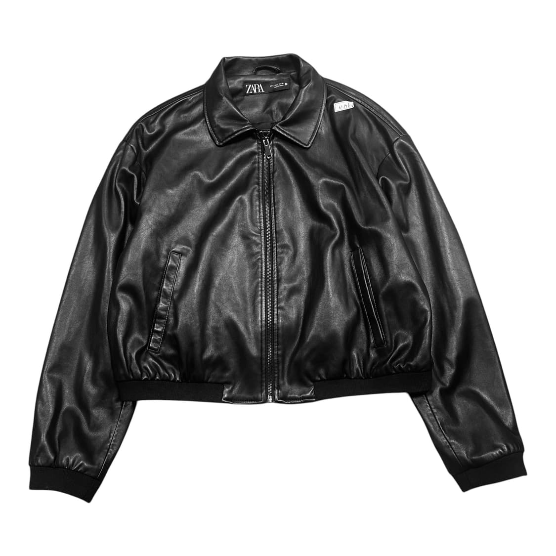 ✨ (바배) 자라 레더 가죽 크롭 자켓  상품이미지1