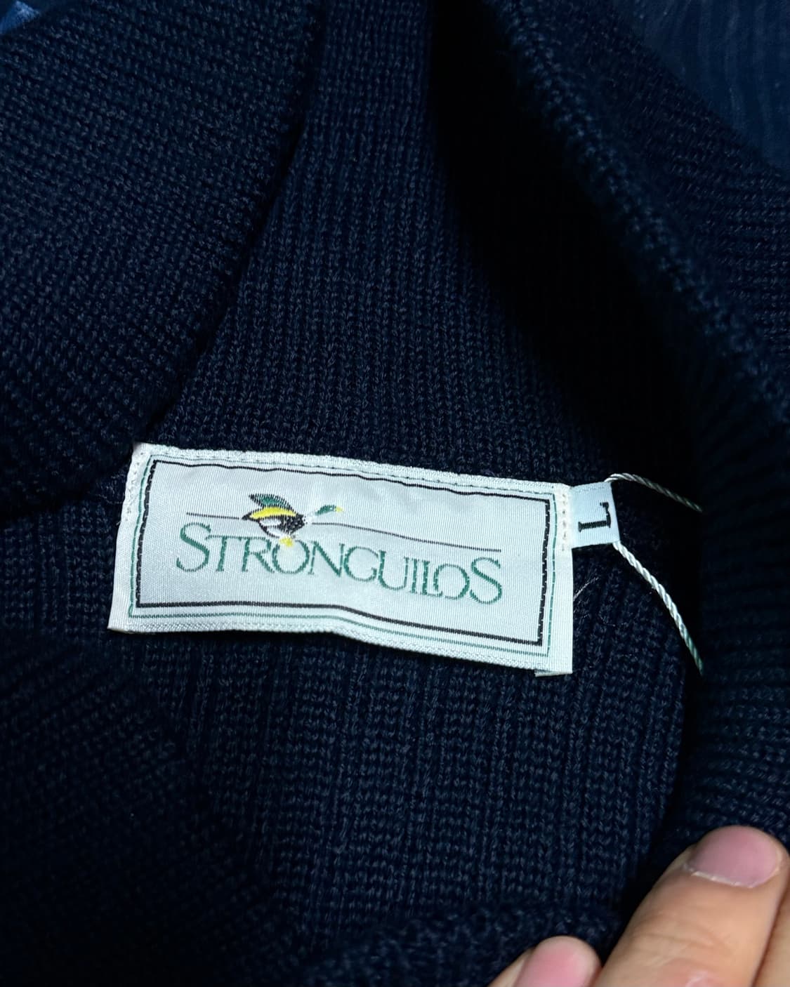 Stronguilos 울/스웨이드 봄버자켓 L 상품이미지5