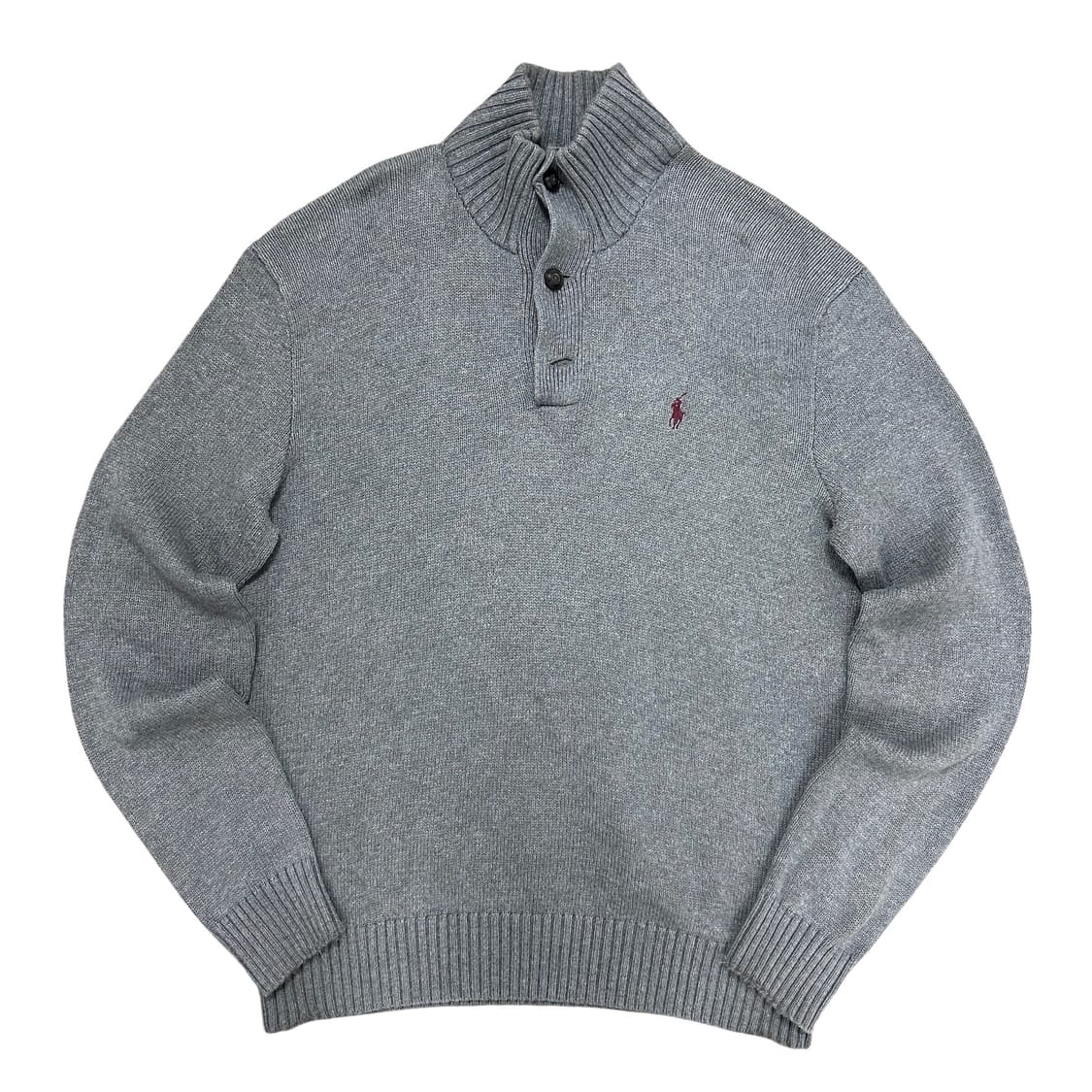 폴로 코튼 버튼업 니트(L) 상품이미지1