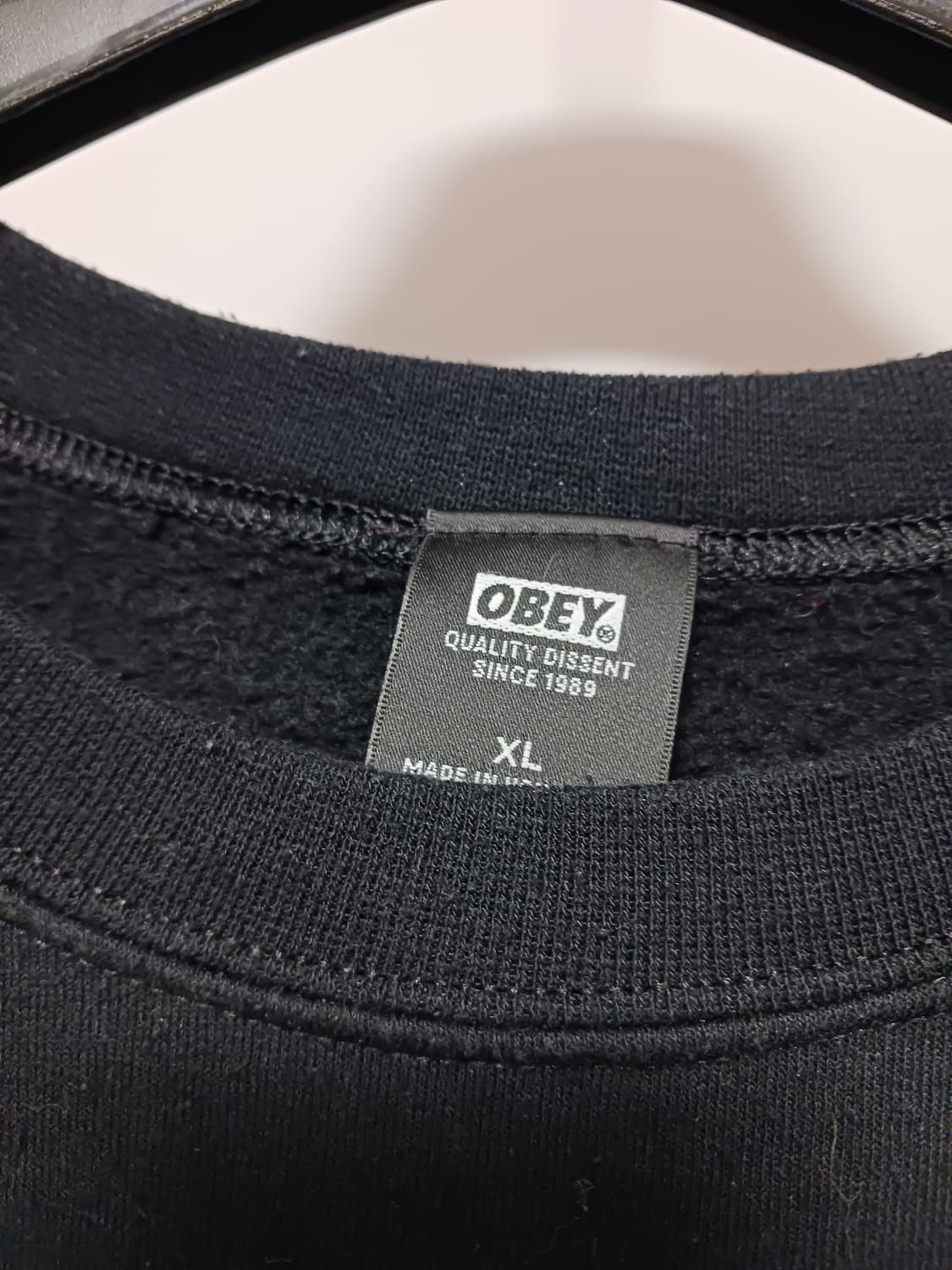 오베이 빅보이 팬츠 볘이직 기모크루넥 상품이미지3