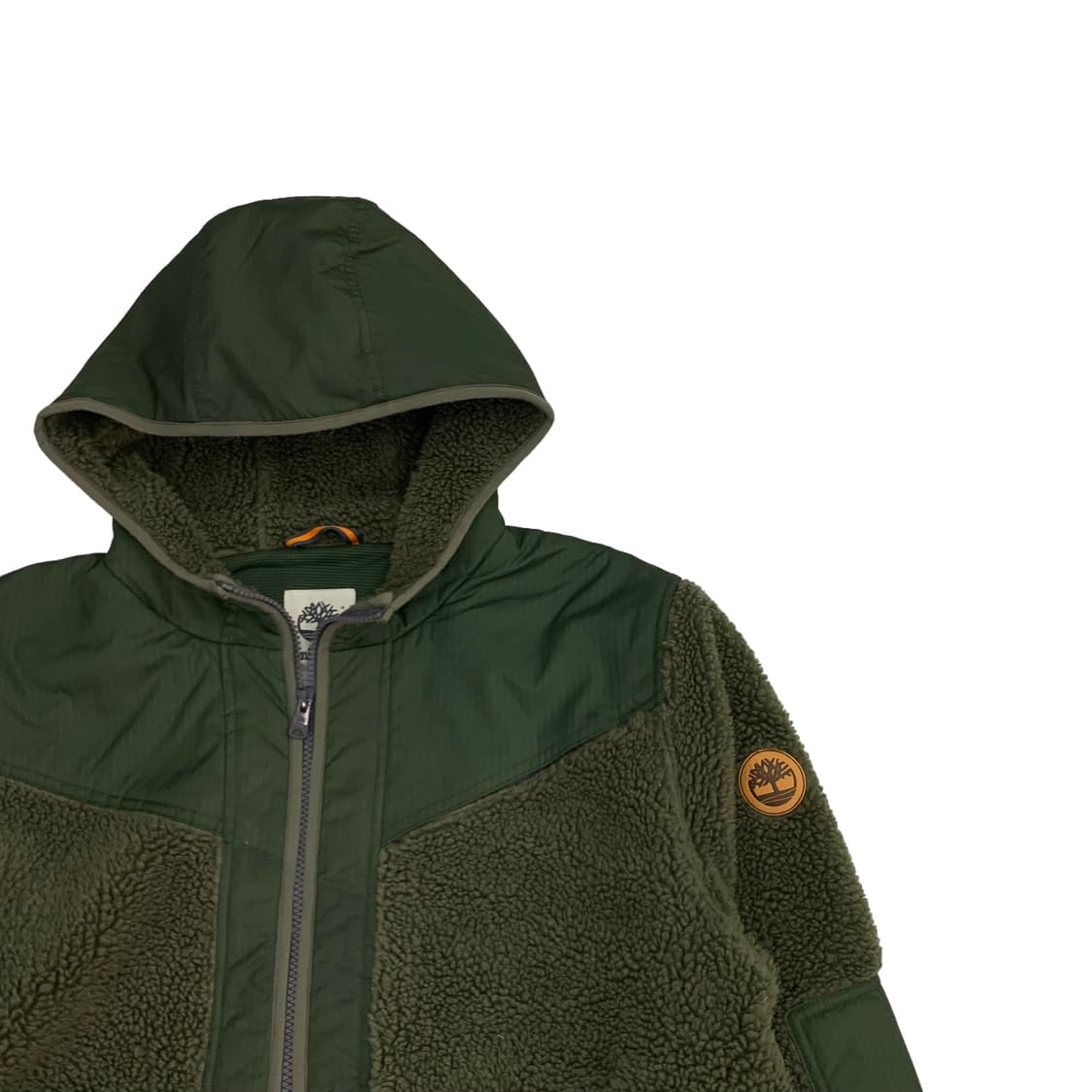 팀버랜드 카키 후리스 후드자켓 상품이미지2