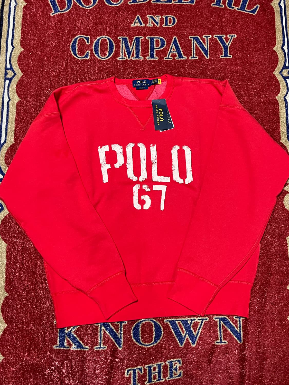 폴로 빈티지핏 그래픽 스웨트셔츠 맨투맨 상품이미지2