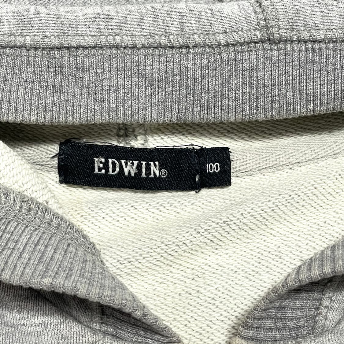 에드웬진스 그레이 후드집업 남성100 상품이미지4