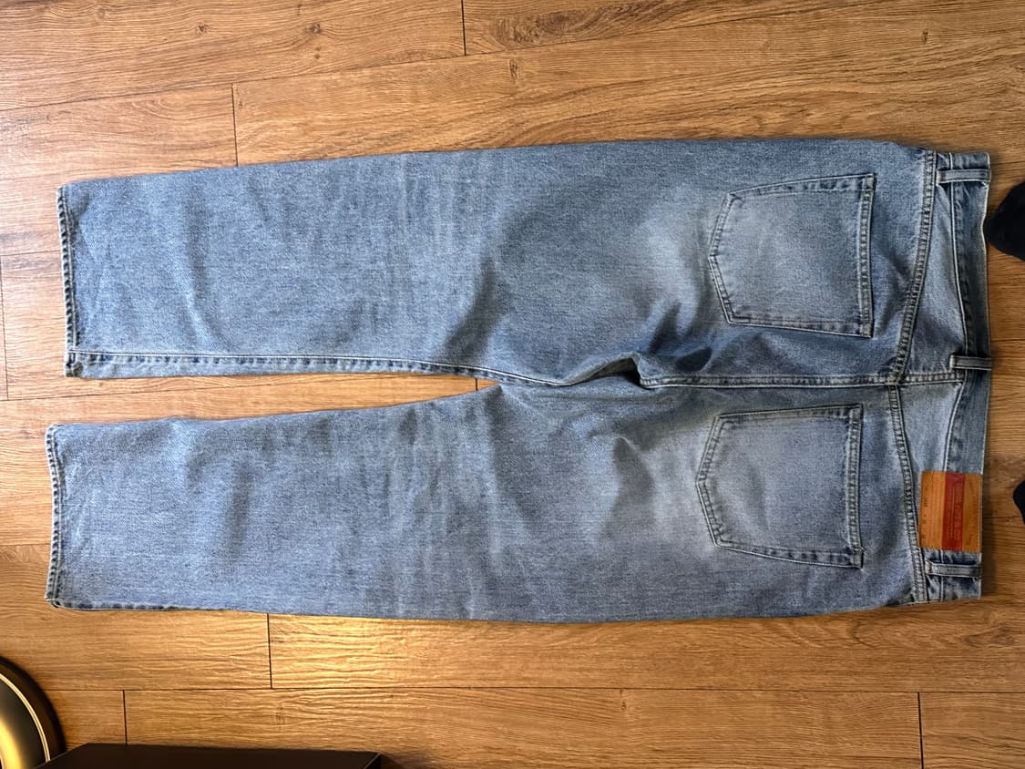 데밀 009R 데님 워싱 청바지 W34 연청 상품이미지4