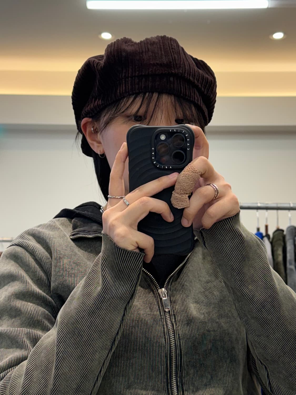 앤던슨벨 코듀로이 뉴스보이 캡 상품이미지7