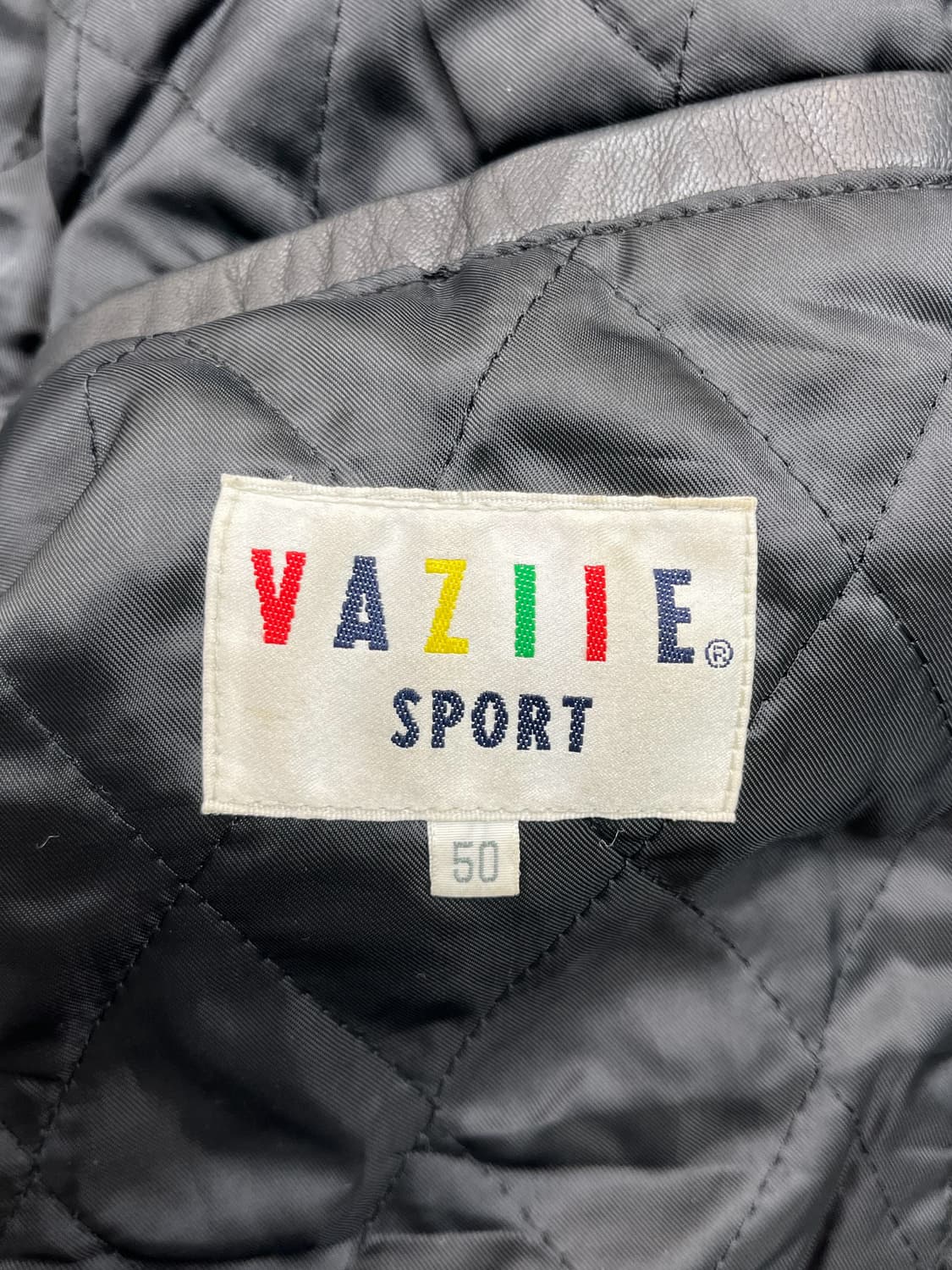 Vaziie 스포츠 카우보이 베어 나일론/레더 램스킨 레더 자켓 상품이미지8