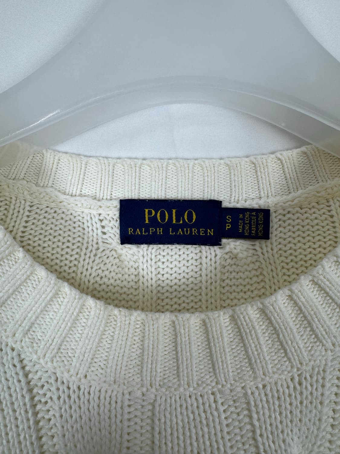 b135) 폴로랄프로렌 하트로고 케이블 반팔니트 상품이미지4