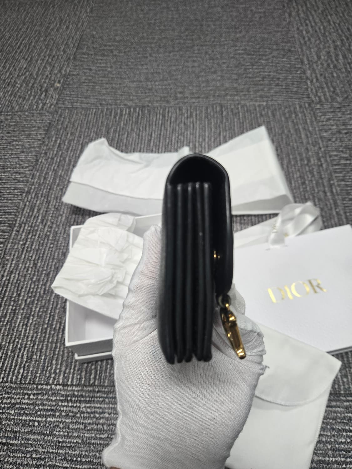 [특가][정품] 디올 새들 아코디언 반지갑 상품이미지3