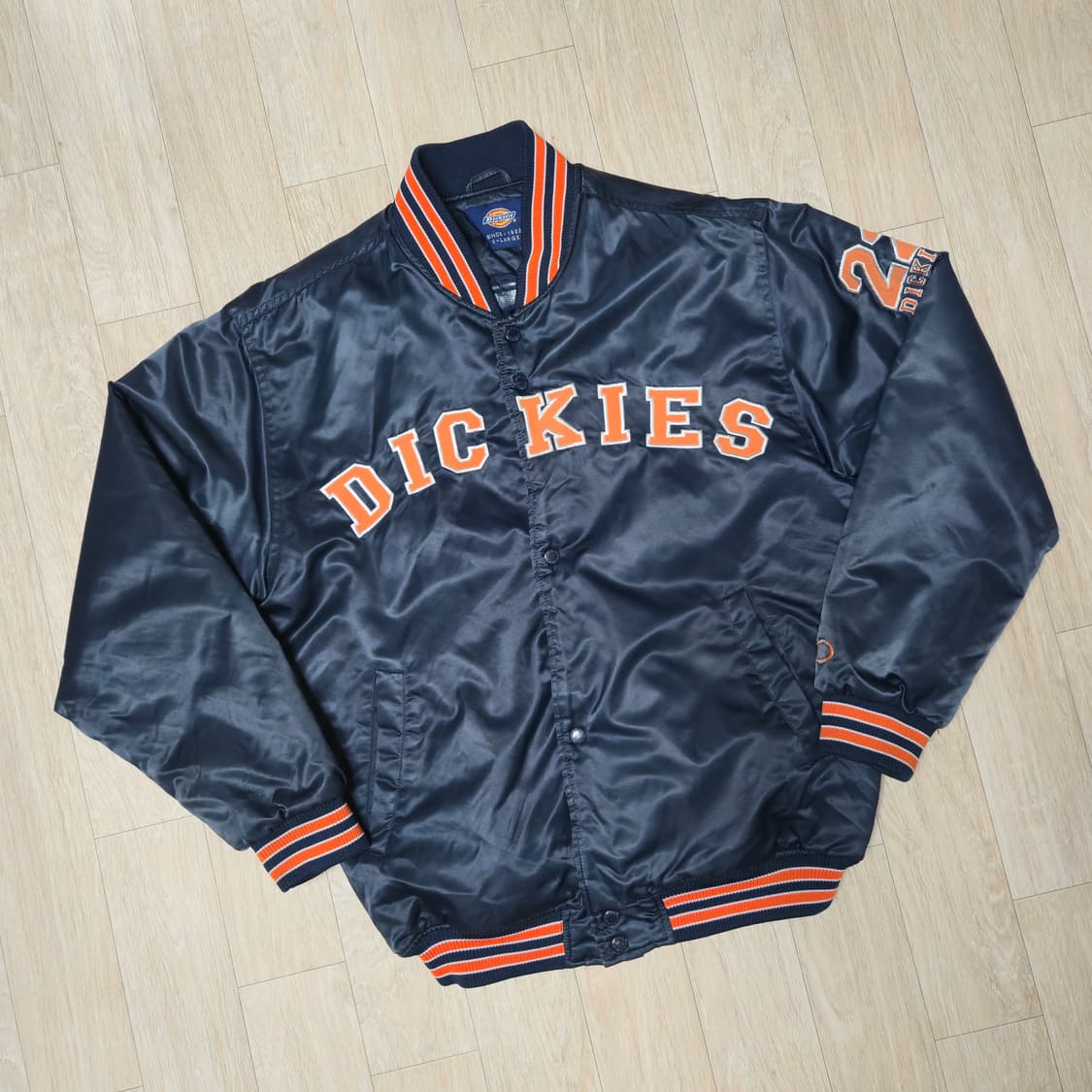 XL)디키즈 네이비 블루종 자켓 야구점퍼 상품이미지1