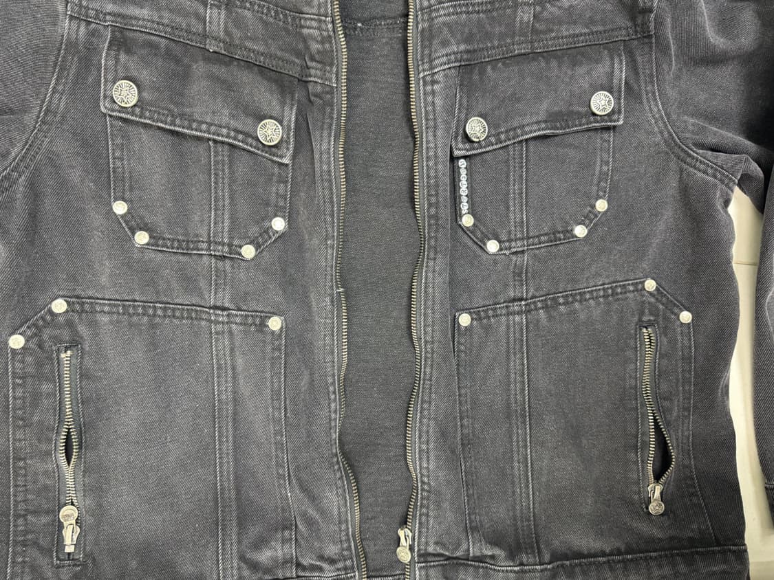 스타팀 starteam DENIM ZIP UP JACKET (M) 상품이미지2