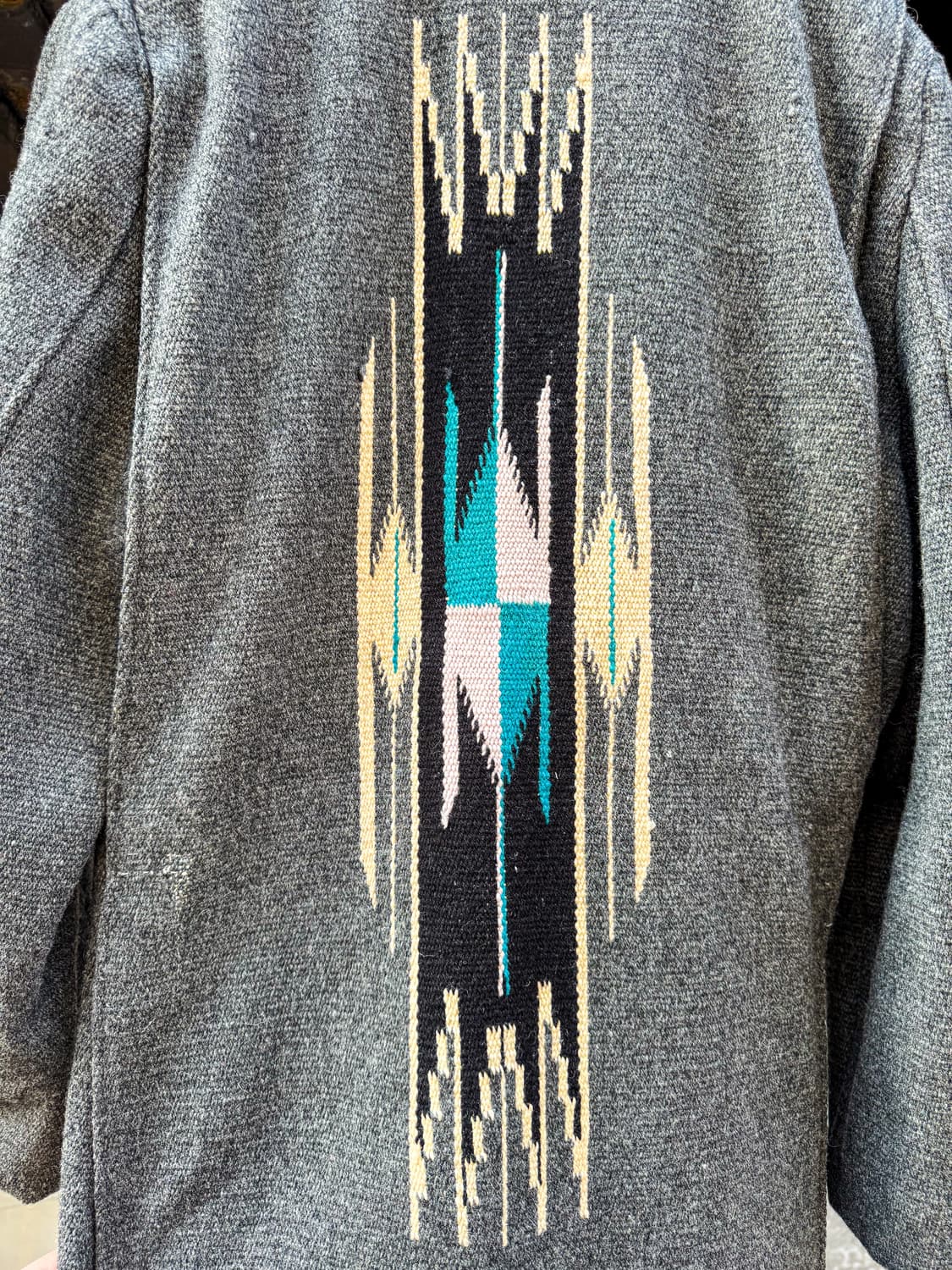 Navajo Blanket Pattern Wool Jacket 상품이미지7