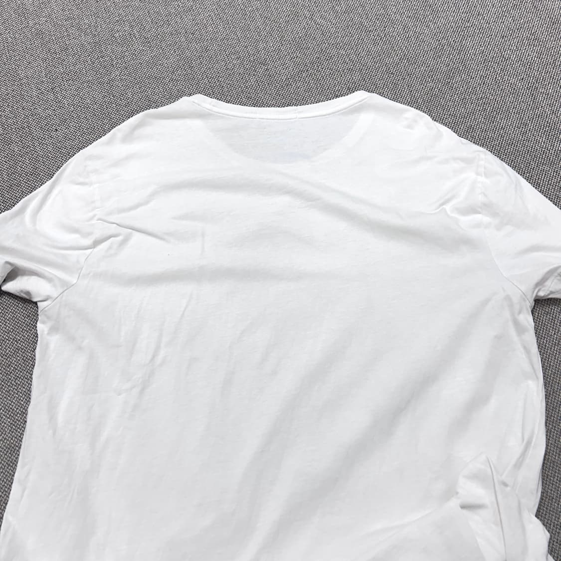 폴로 그래픽 화이트 반팔(XL) 상품이미지5