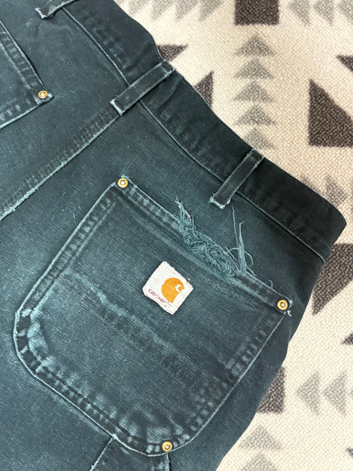빈티지 칼하트 더블 니 워크 팬츠 32x30 상품이미지7