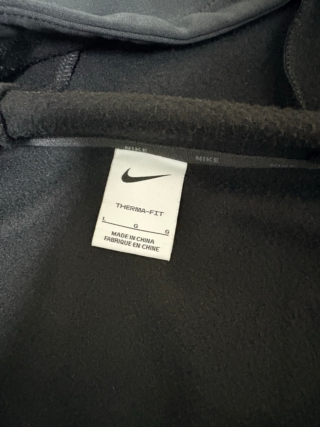 나이키 써마핏 후드집업 블랙 상품이미지3