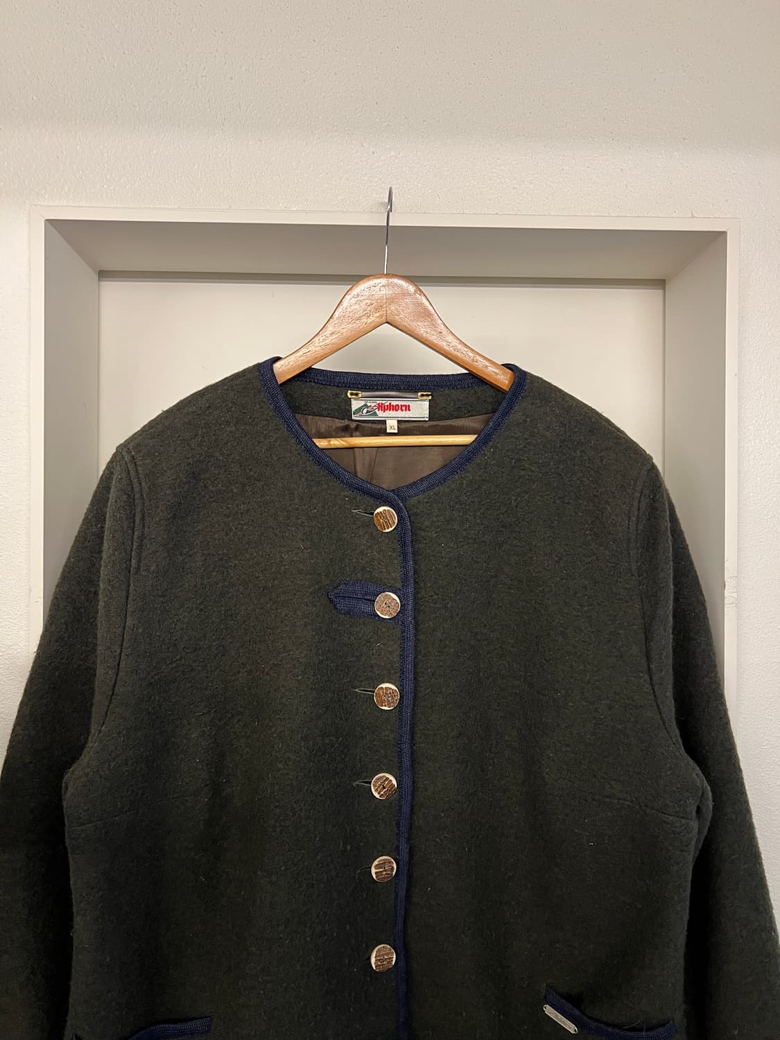 VINTAGE ALPHORN BOILED WOOL 빈티지보일드울자켓 상품이미지5