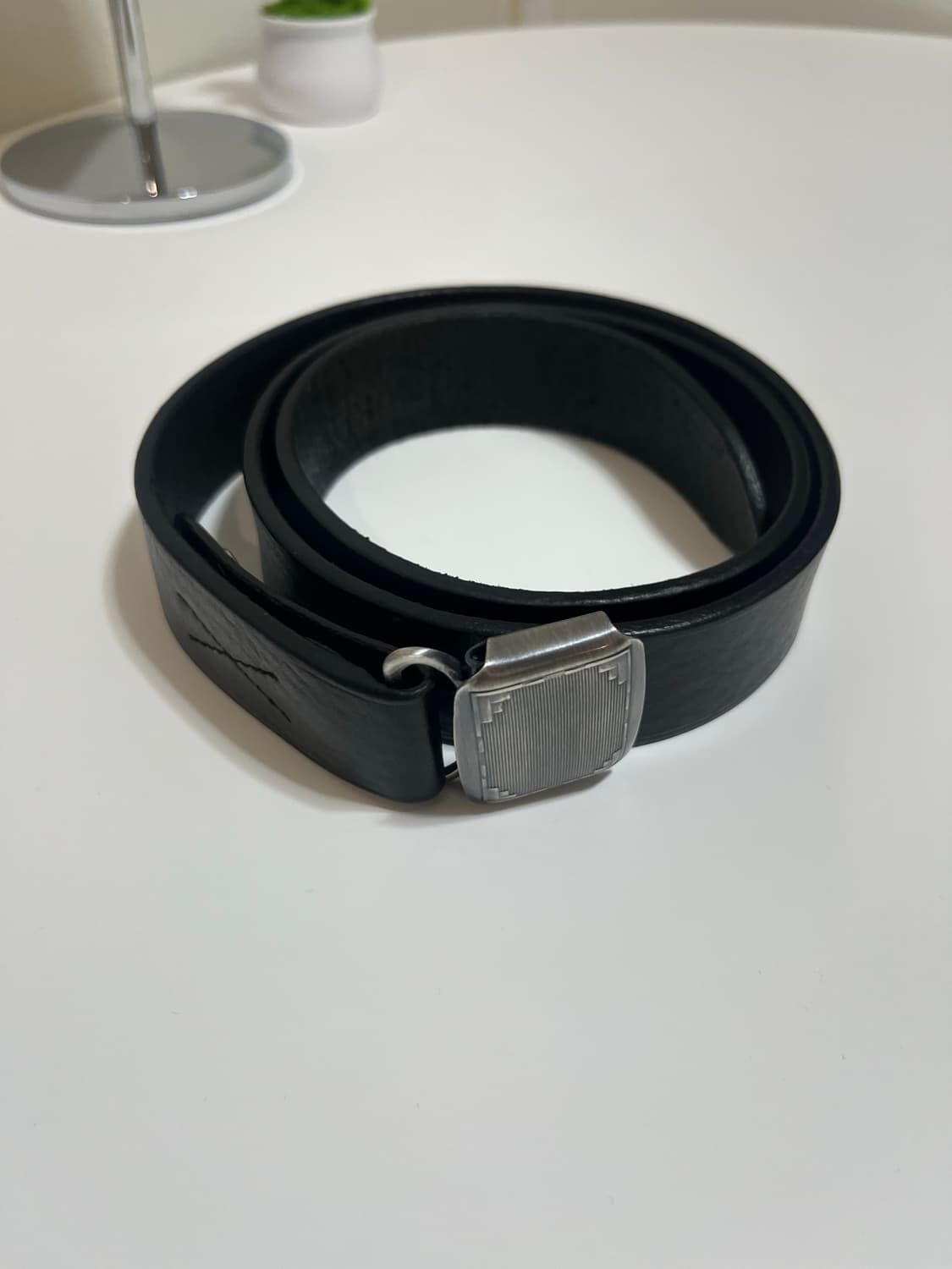 피그벨 히콕 벨트 (오딤 블랙 가죽) 실버 저렴하게 판매 상품이미지3