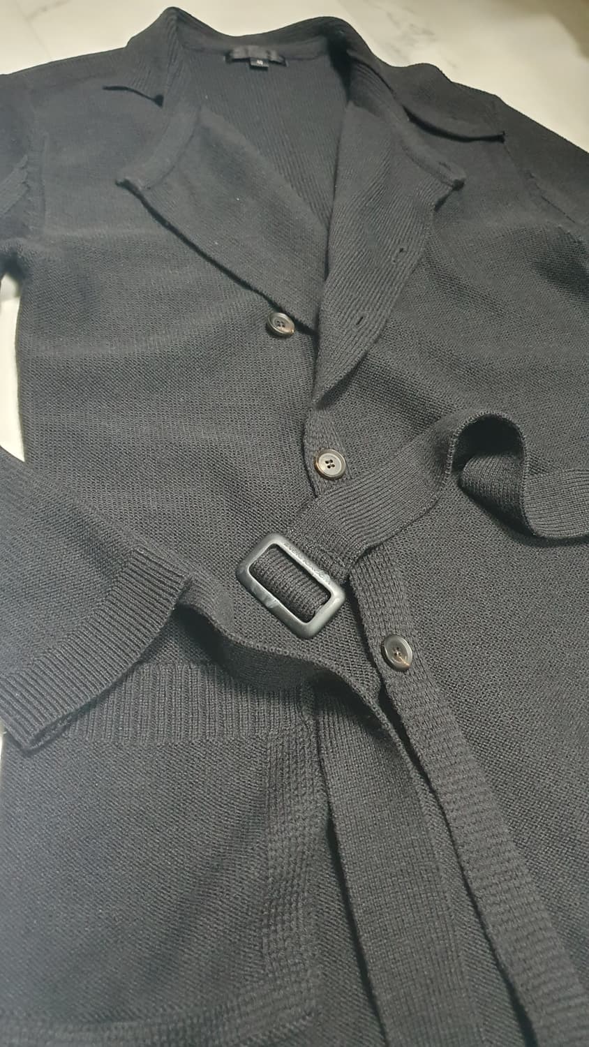 우영미 벨트 하프가디건 상품이미지3