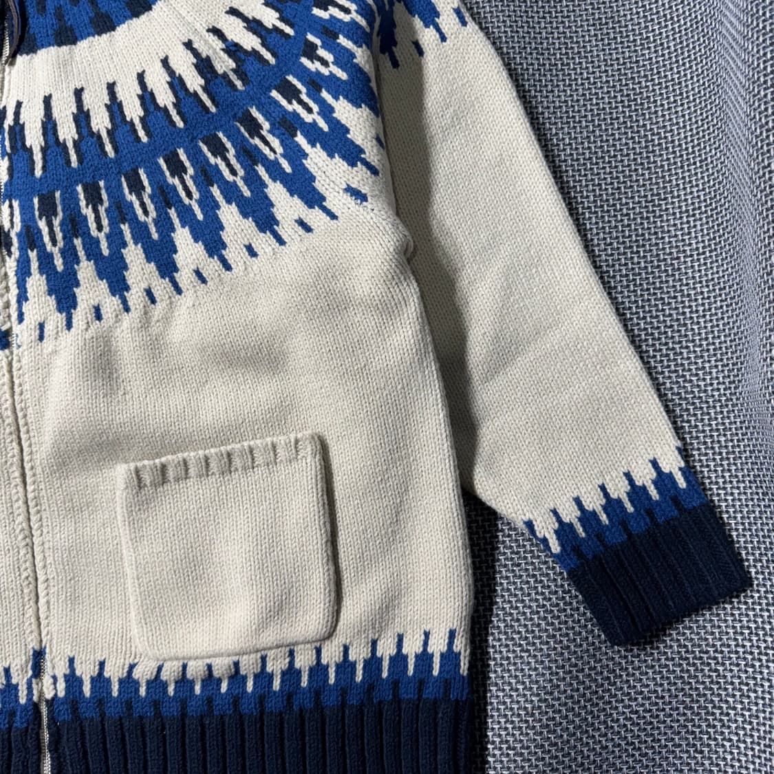 레이지블루 집업 가디건 화이트 ( L/OLD-8137  상품이미지4