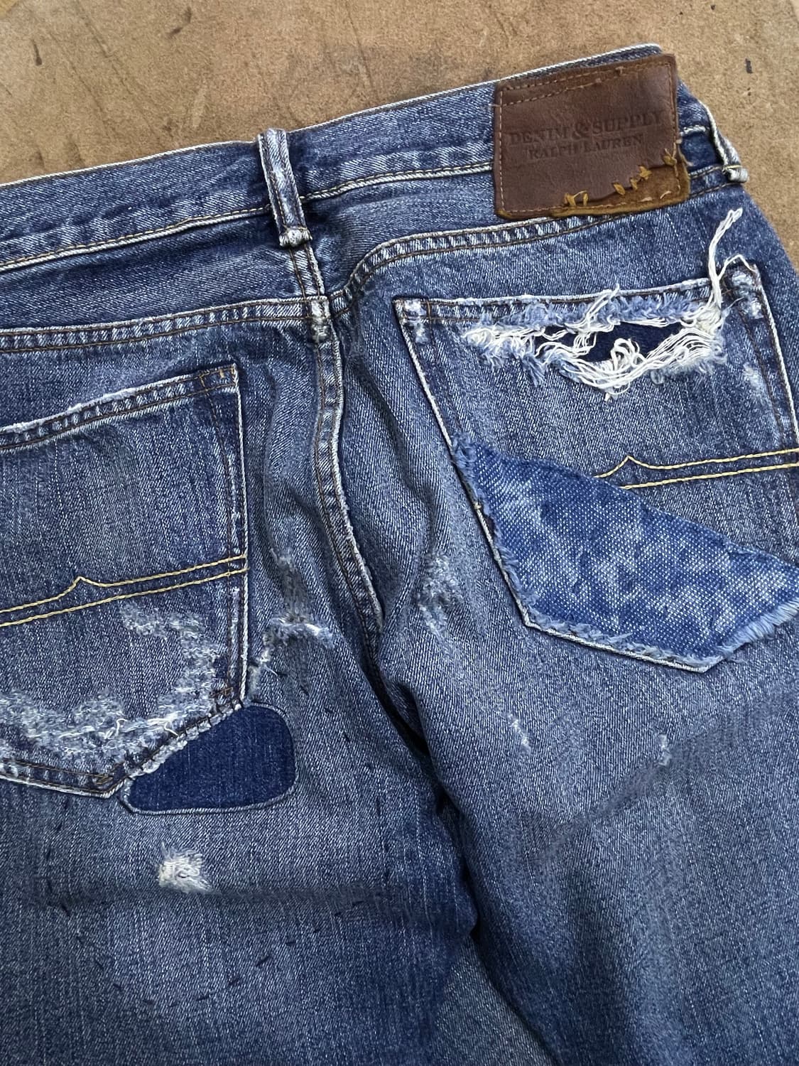 폴로랄프로렌(DS)/멀티패치 디스트레스드 청바지(31“) 상품이미지6