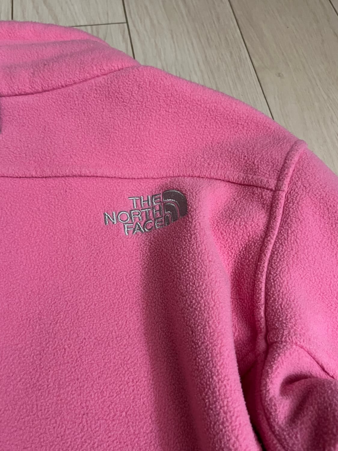 노스페이스 핑크 후리스 플리스 집업 y2k 상품이미지3