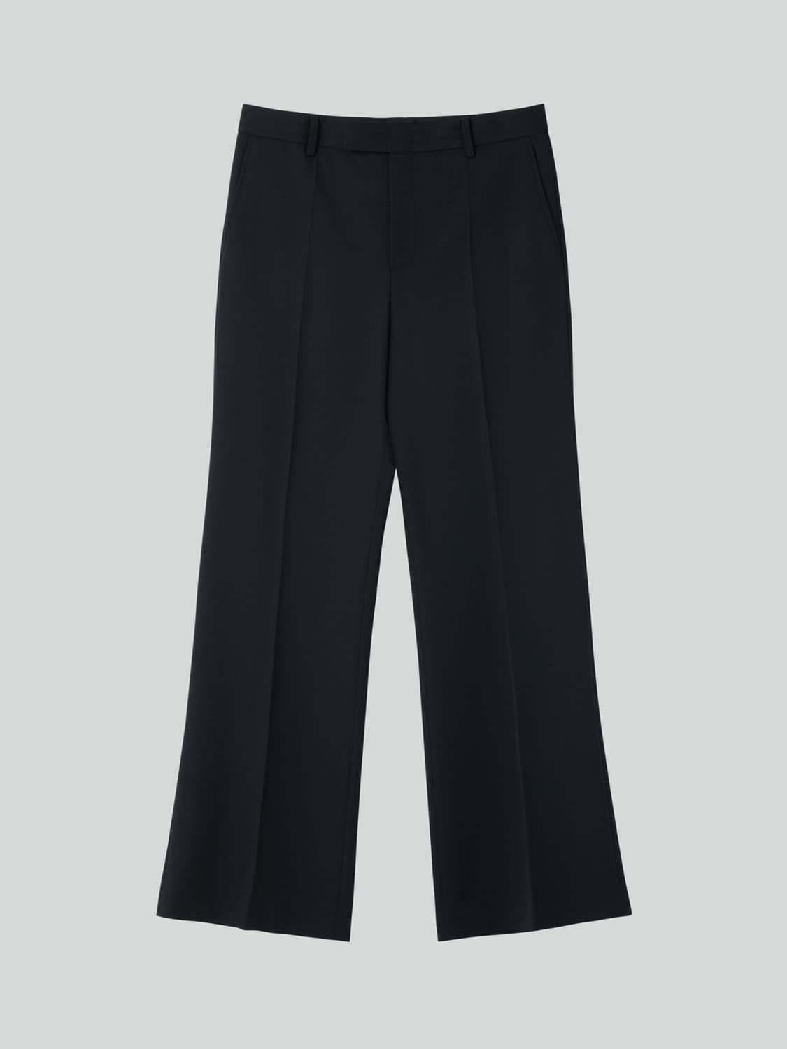 렉토 26SS 버진 울 플레어핏 팬츠 블랙 상품이미지1