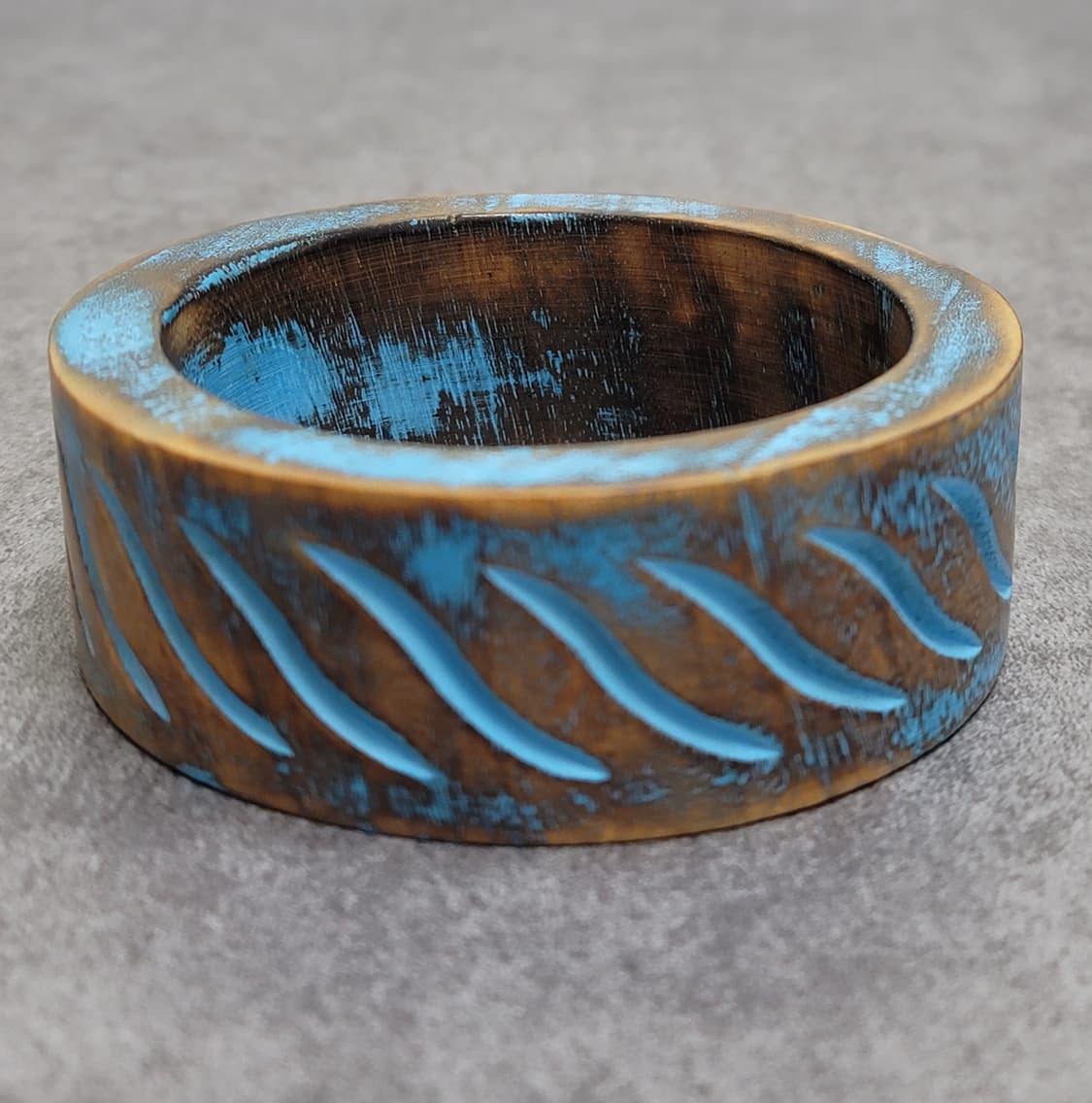 vintage wood bangle 상품이미지1