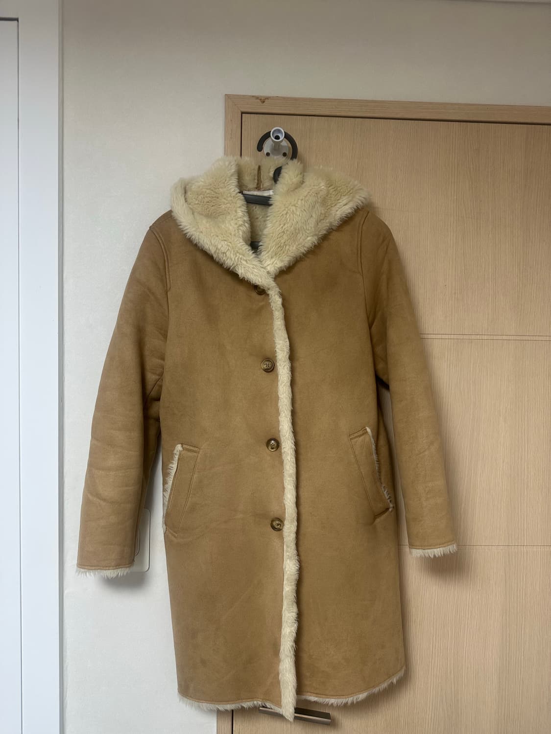 빈티지후드 퍼자켓 상품이미지1