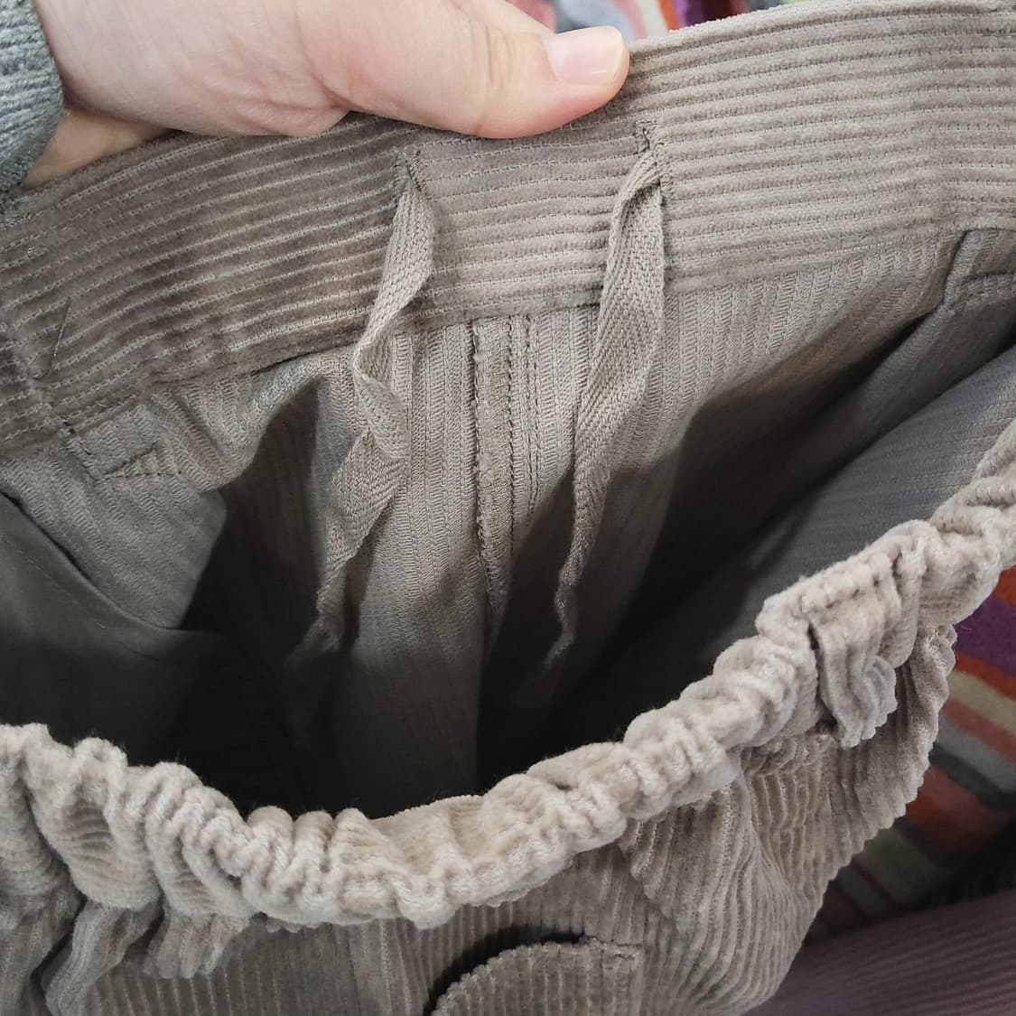 Studio clip 와이드 코듀로이 밴딩팬츠 상품이미지7