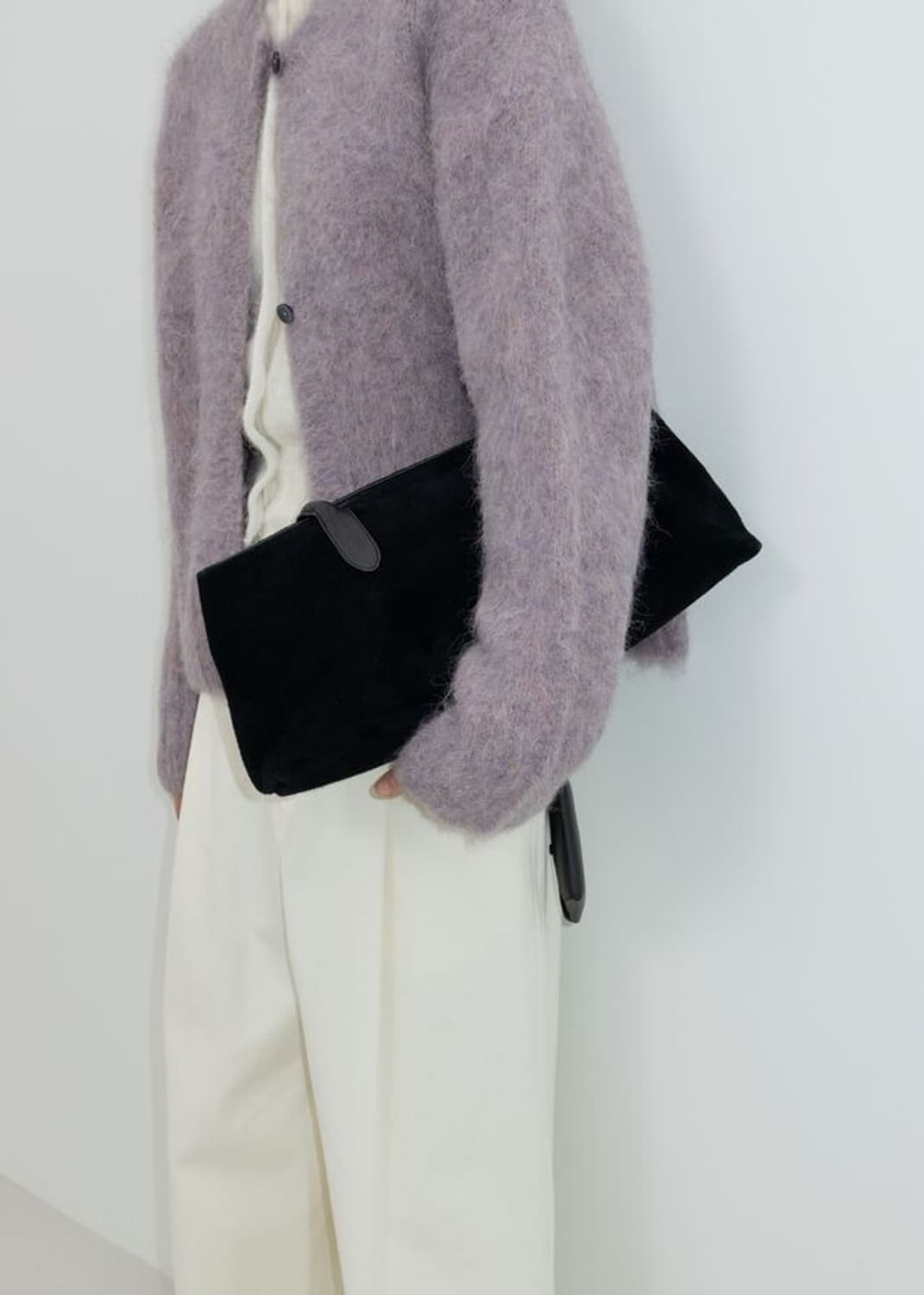 GBH 25FW SURI ALPACA CARDIGAN PURPLE 상품이미지2