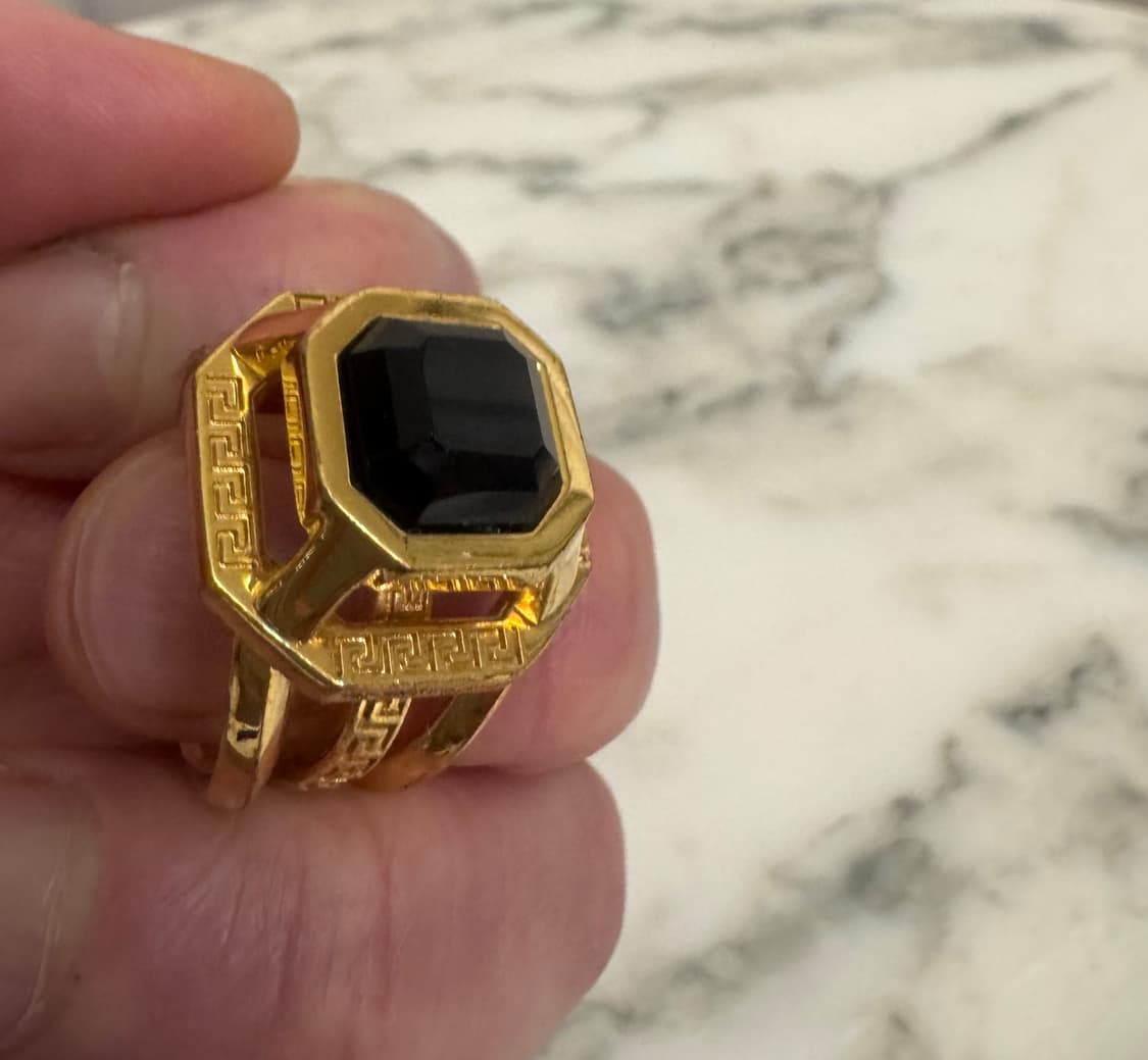 versace   natural jewel gold  ring 상품이미지7