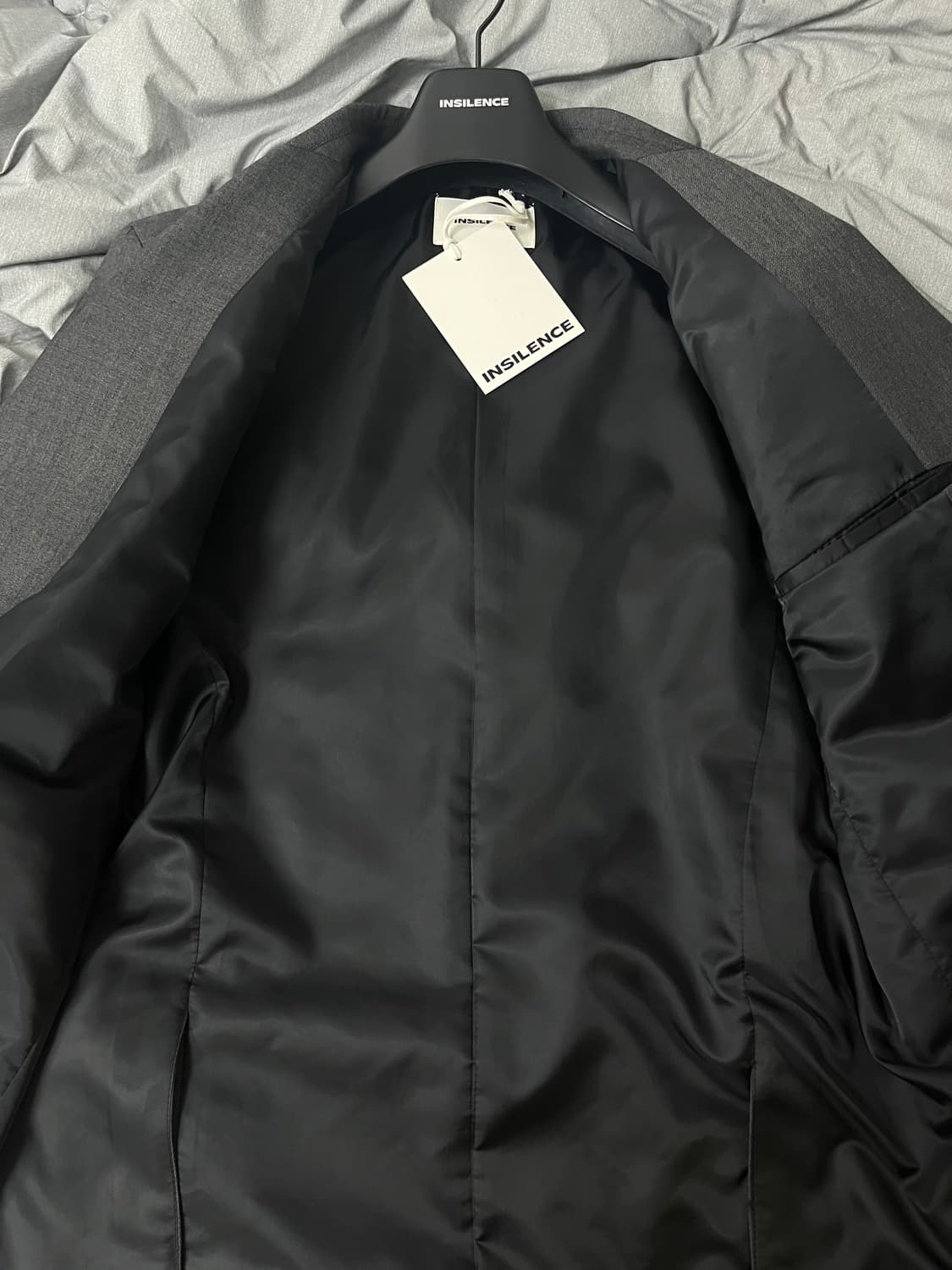 (새제품) 인사일런스 오버사이즈 울 블레이저 / 다크그레이 / L 상품이미지8