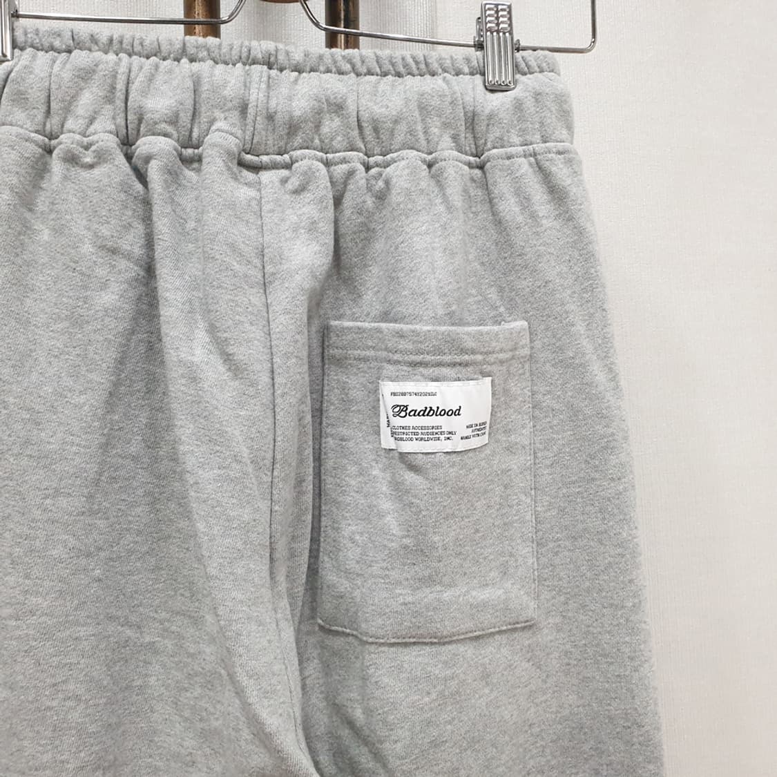 배드블러드 부츠컷 스웨트 팬츠 S 상품이미지6