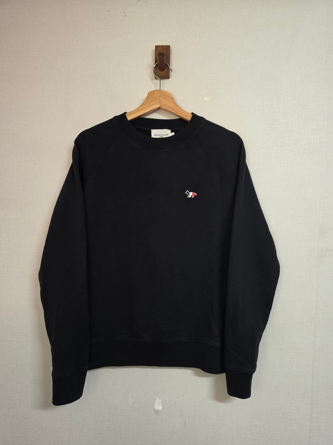 메종키츠네 트리컬러 폭스 맨투맨 XS 상품이미지1