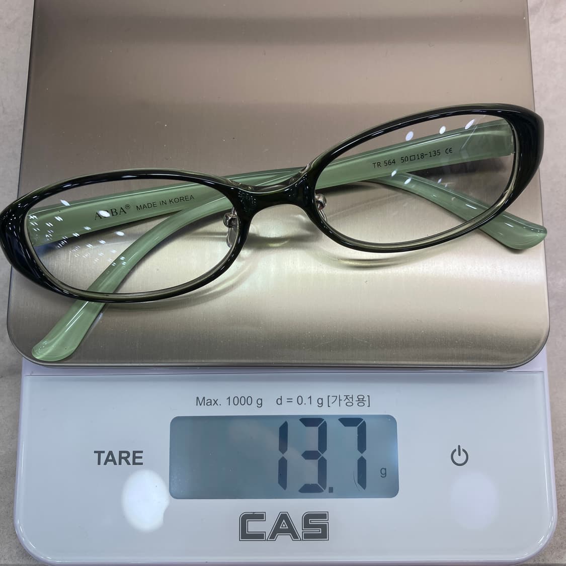 D34 AB2TR 딥그린 오벌 슬림 뿔테 안경 564 상품이미지8