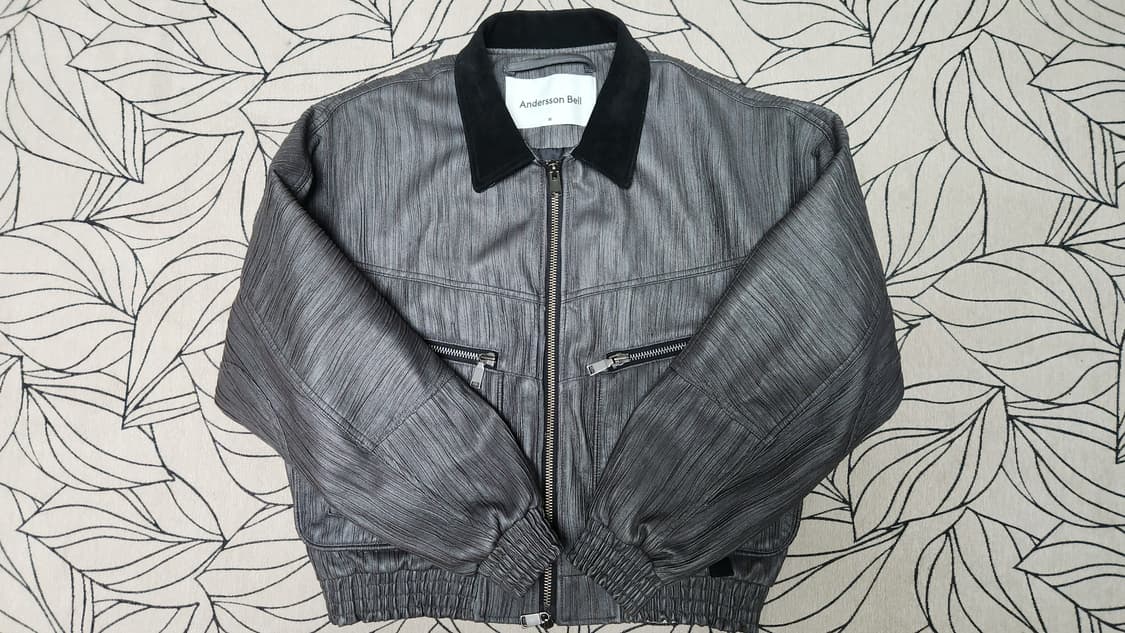 앤더슨벨 오르테가 봄버자켓 그레이 M 상품이미지1