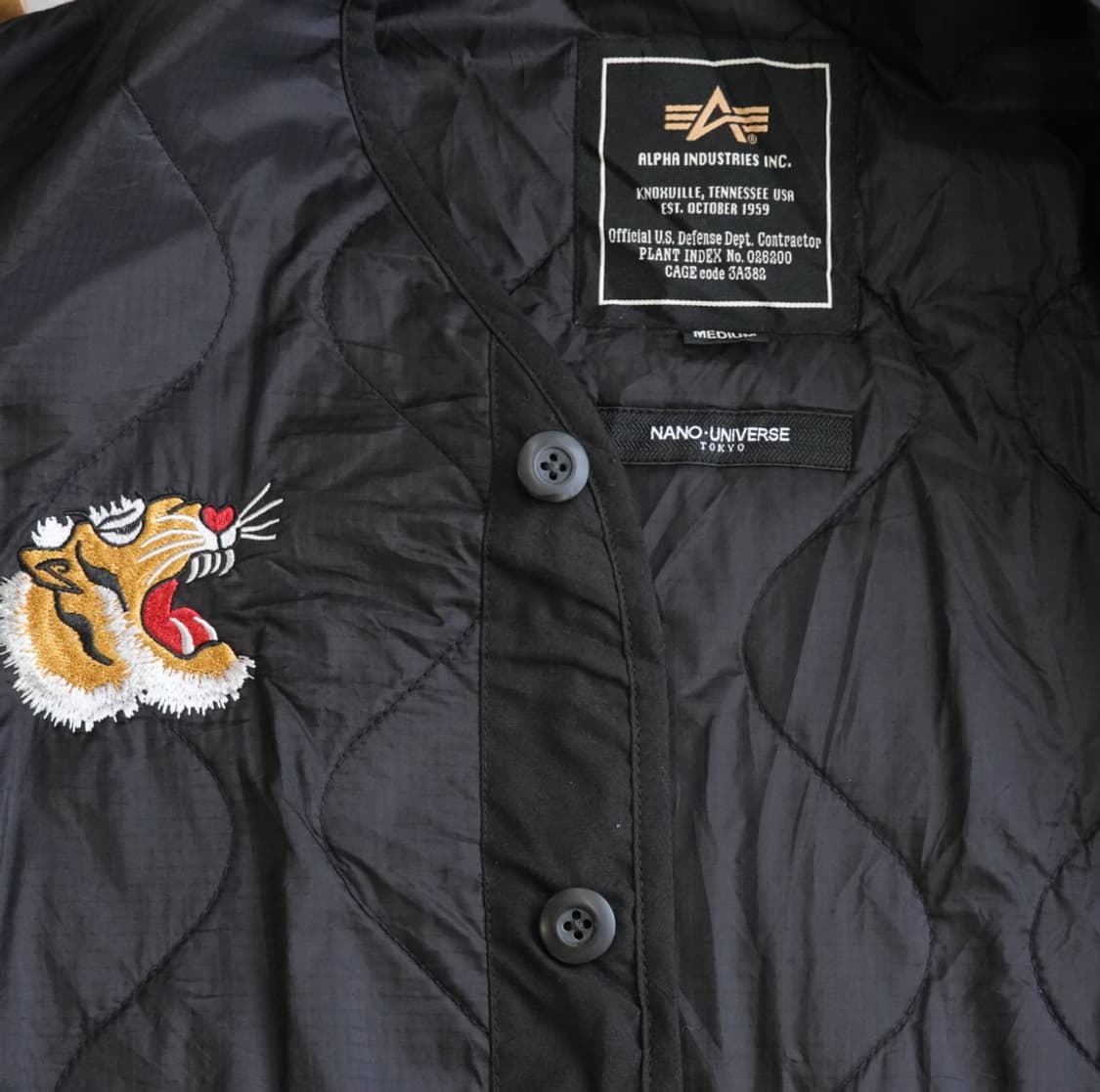 알파 인더스트리 퀼팅 라이너 자켓 1869 상품이미지5