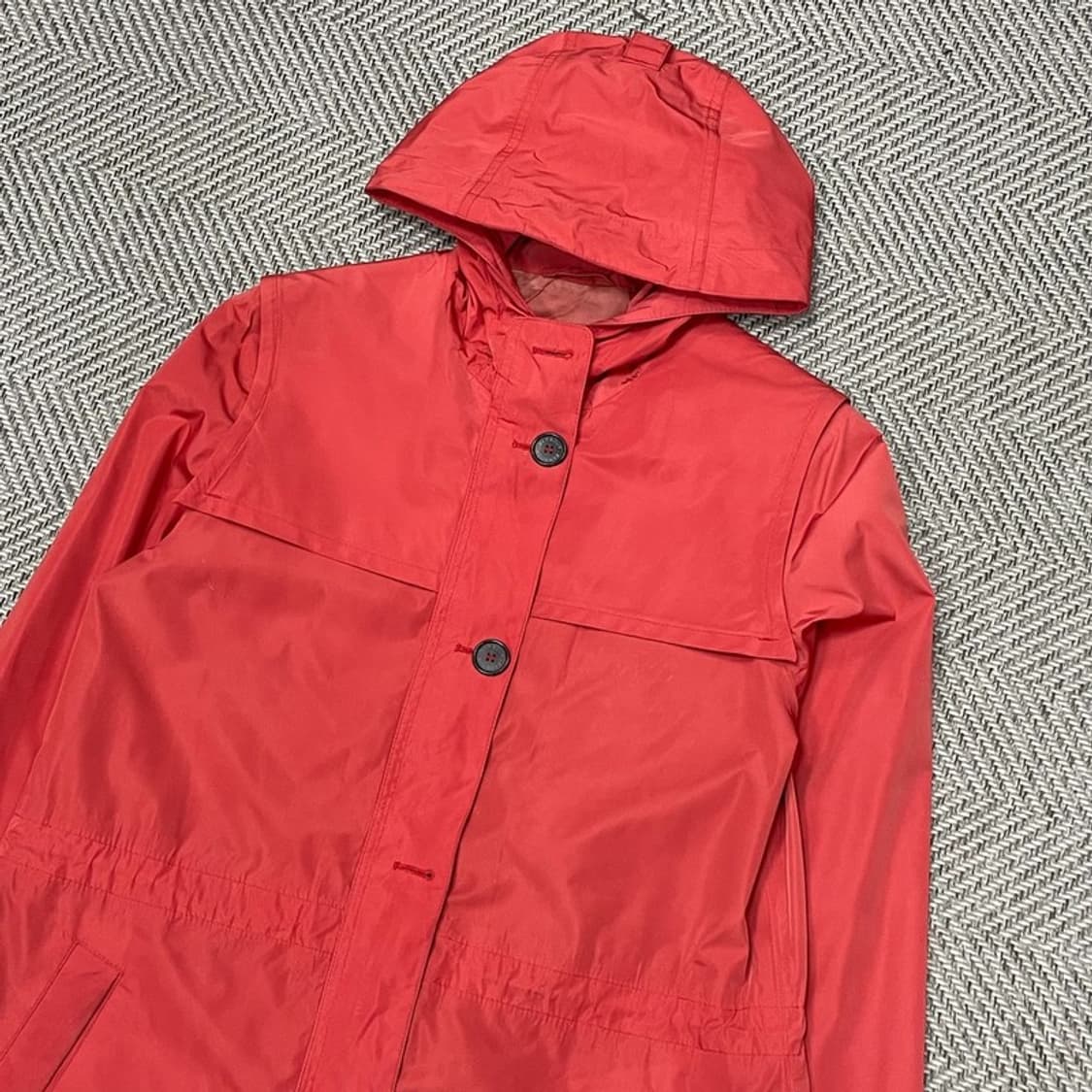 바버 로고 자수 후드 자켓 v0460 상품이미지3