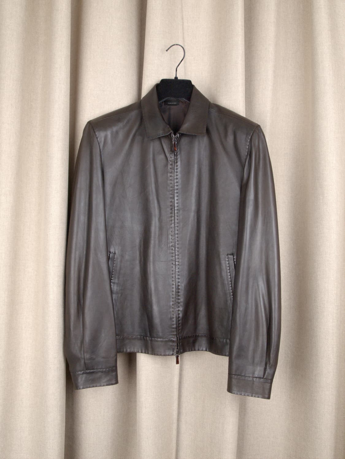 2013 SS Lamb Leather Zip-up Jacket 상품이미지1
