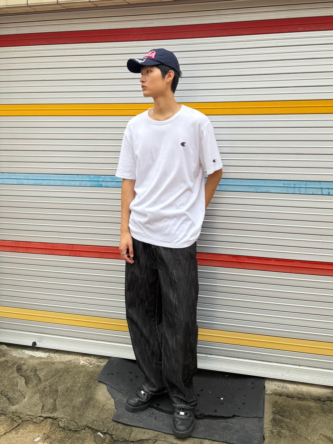 Champion white Tshirt 상품이미지1