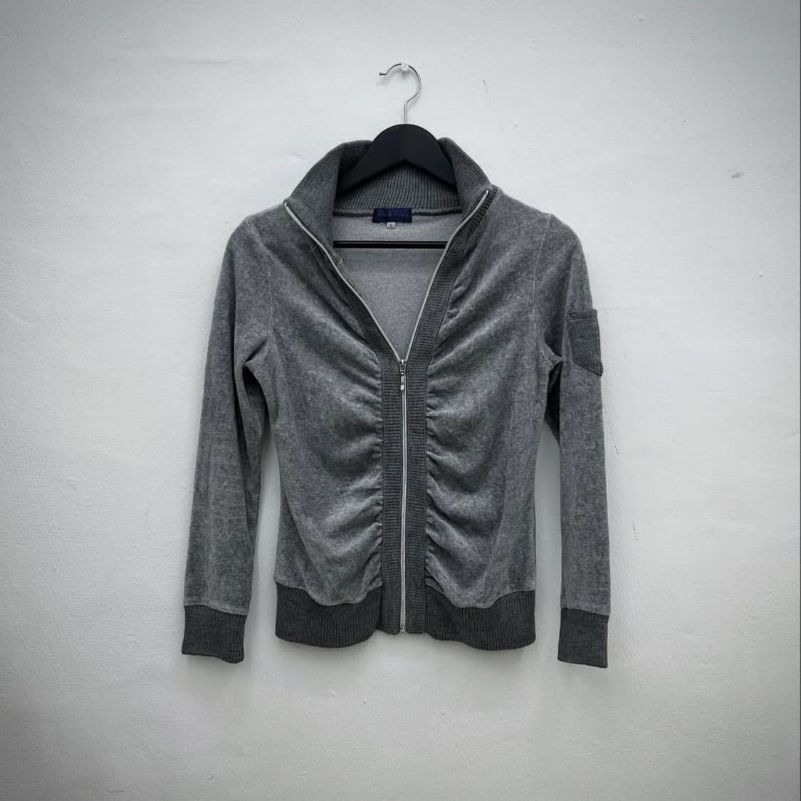 Grey shirring detail jacket 상품이미지4