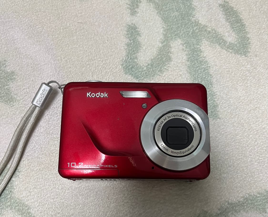 코닥 c180 레드애플색상 빈티지 카메라 디카  상품이미지1