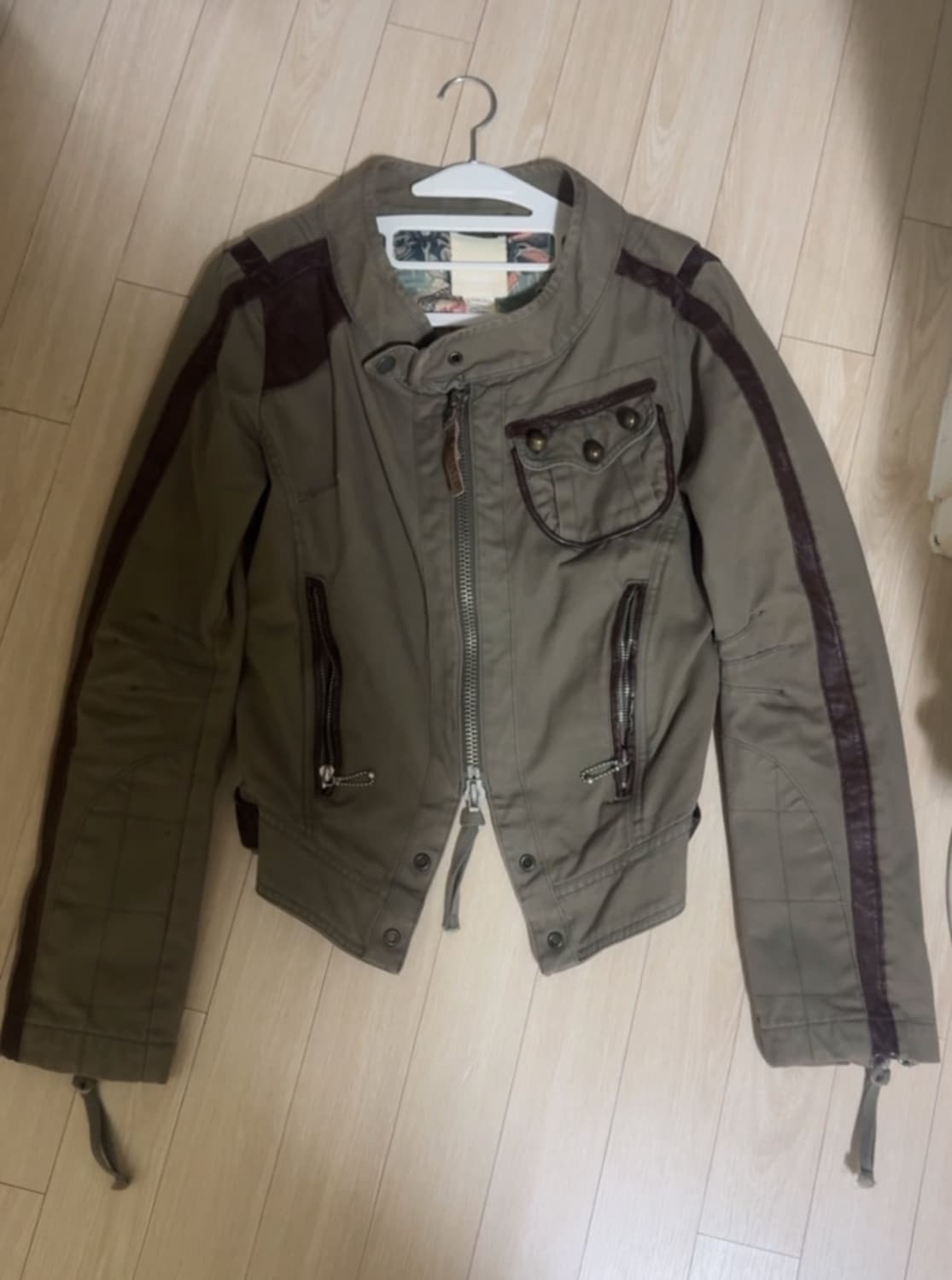 디젤 y2k 그룬지 바이커 자켓 상품이미지1